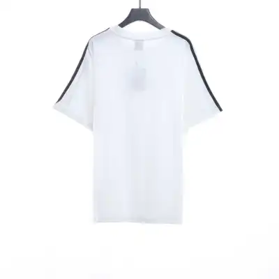 Balenciaga Joint Clover Embroidered Short Sleeves White 02