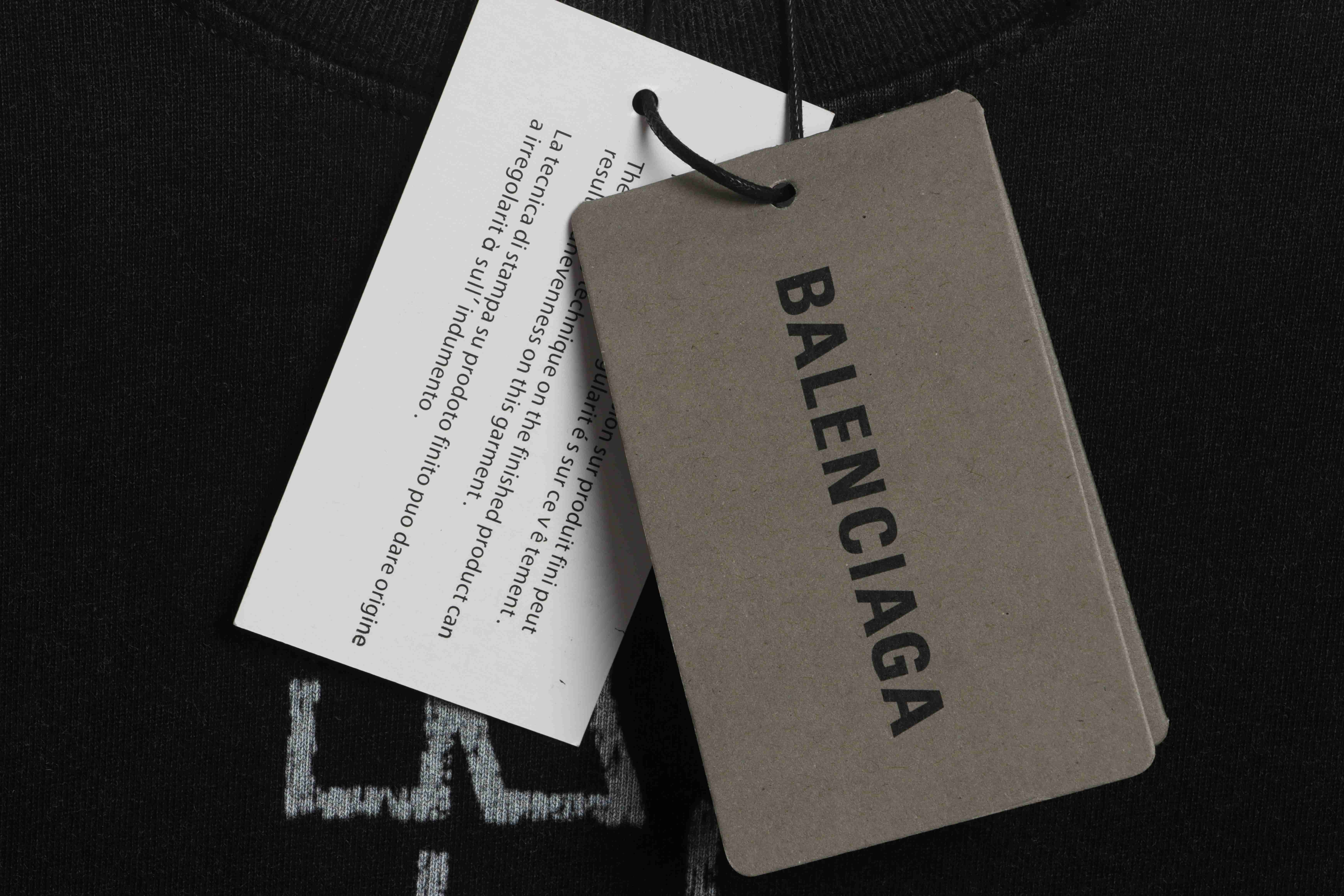 Balenciaga Joint German Tank Band Portrait Short Sleeve