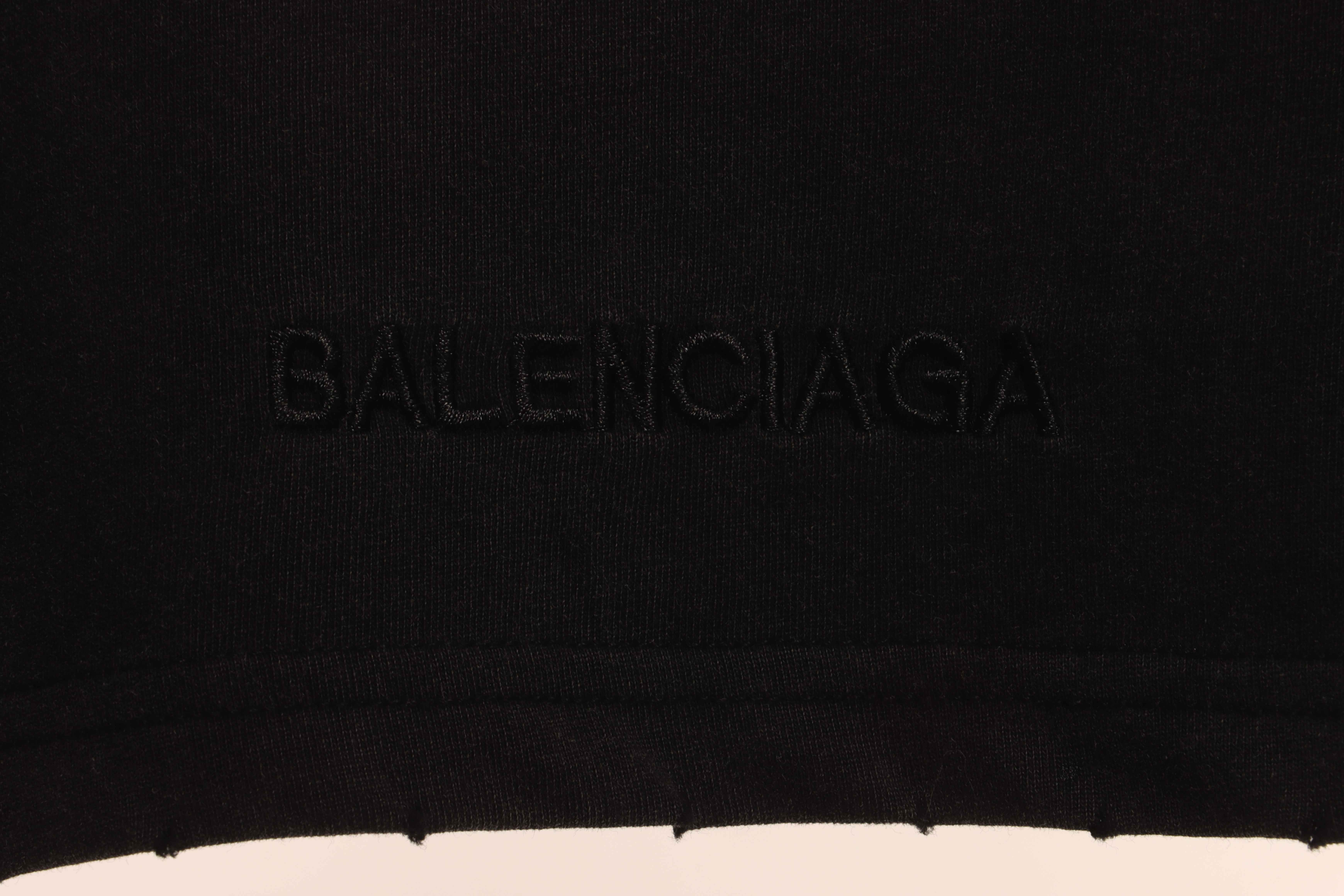 Balenciaga Joint German Tank Band Portrait Short Sleeve