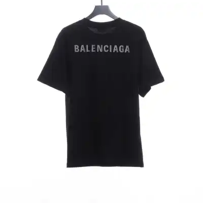 Balenciaga Koala Embroidered Logo Short Sleeves 02