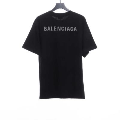 Balenciaga Koala Embroidered Logo Short Sleeves 02