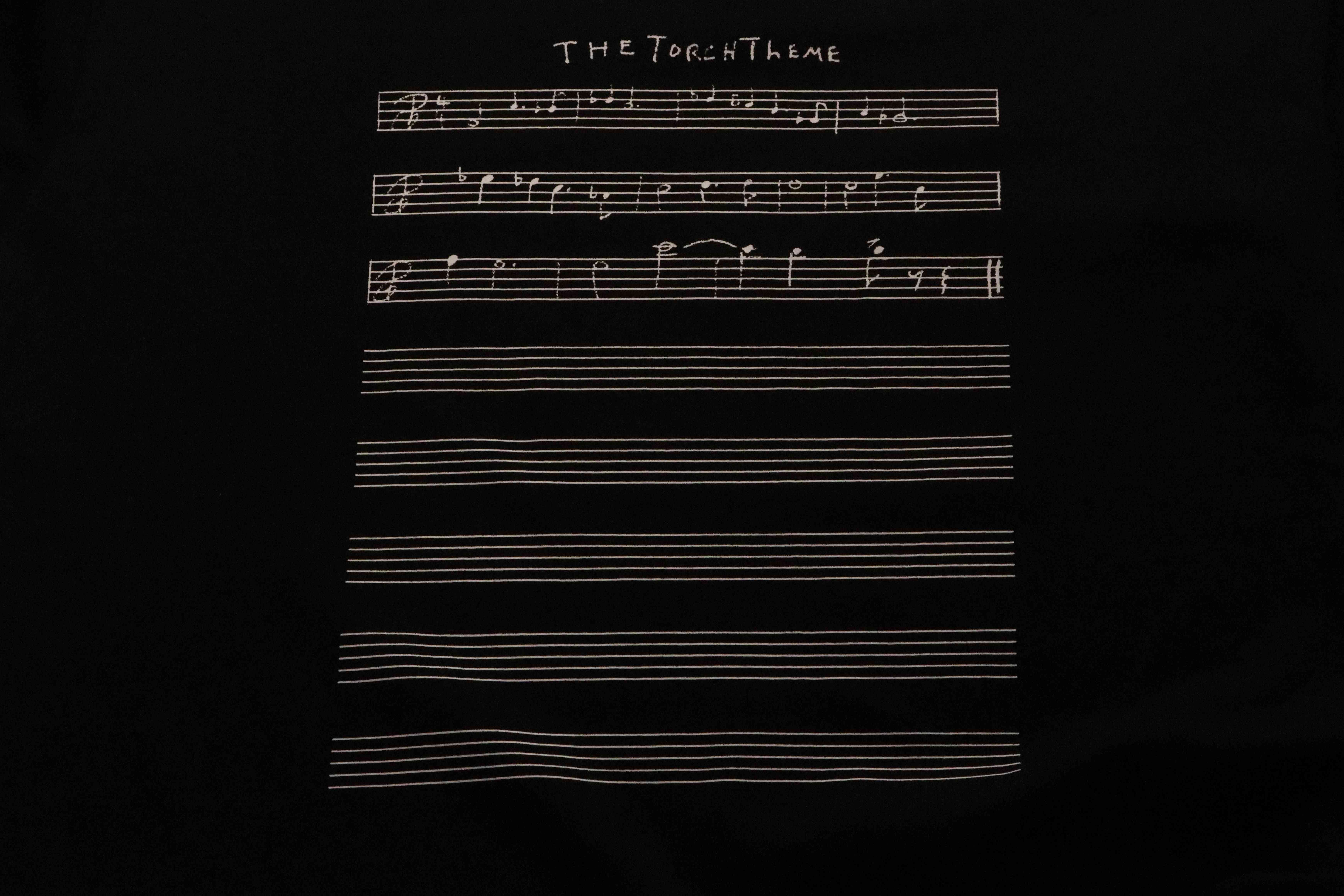 Balenciaga Limited Edition Musical Note Short Sleeve Black