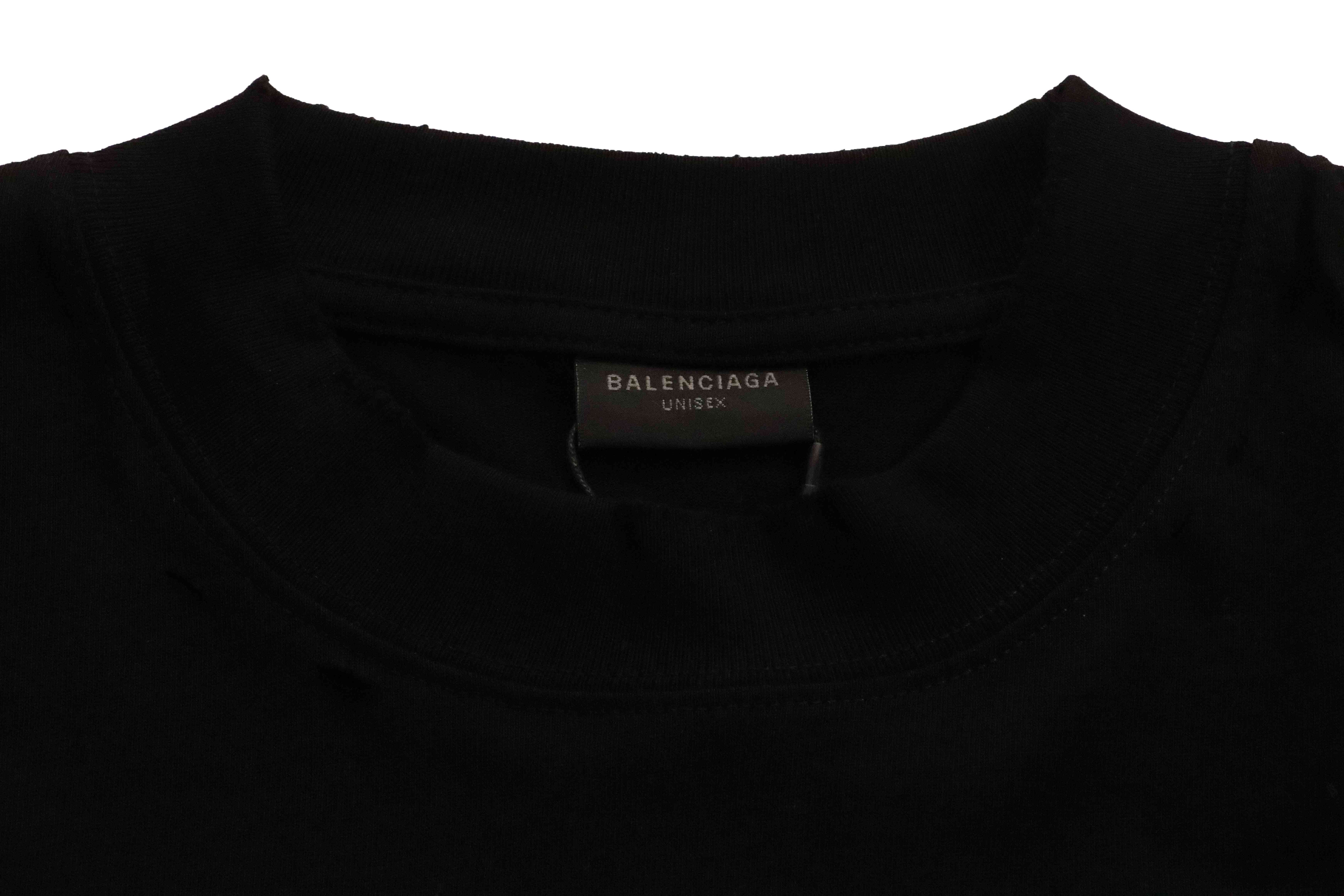 Balenciaga Limited Edition Musical Note Short Sleeve Black