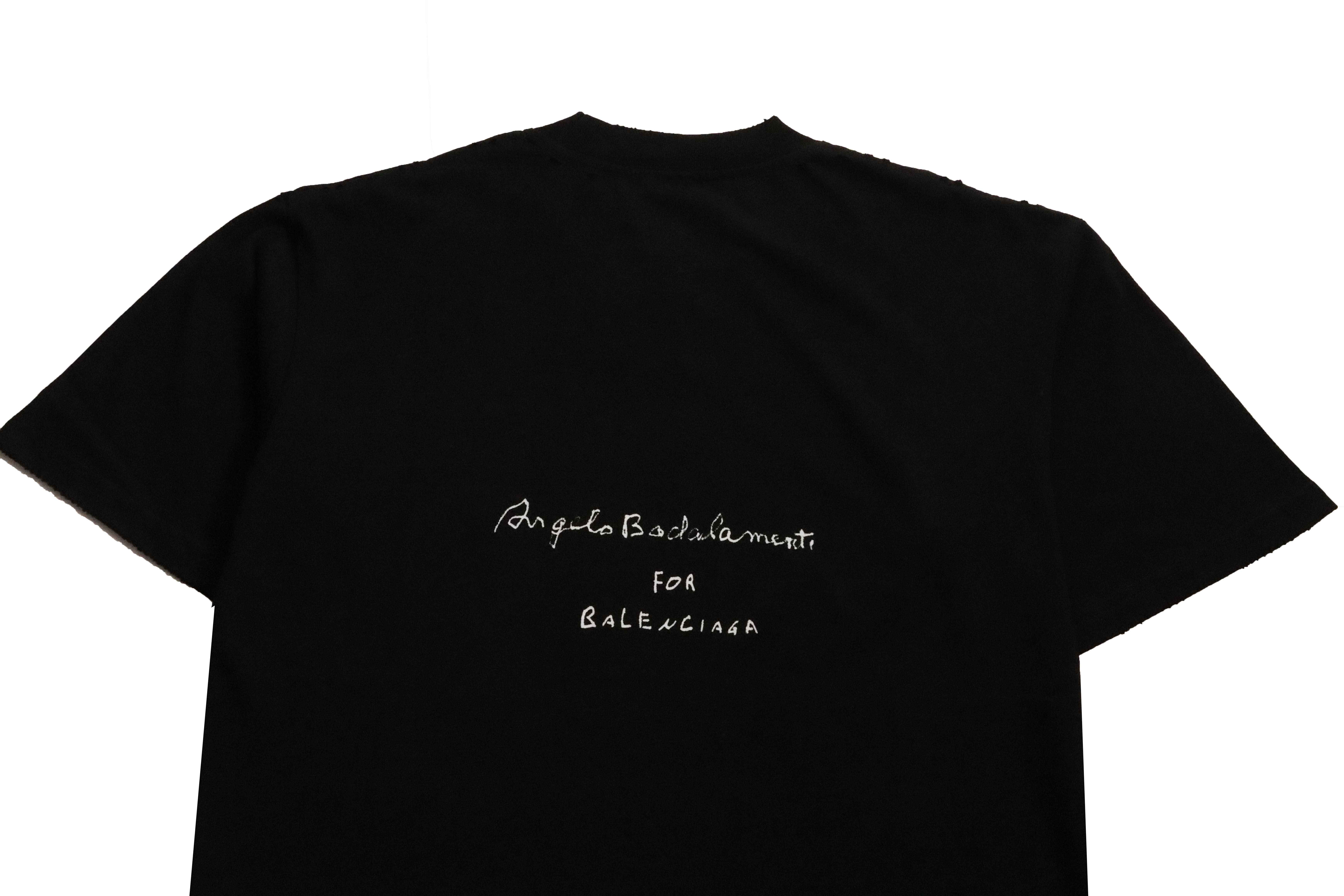 Balenciaga Limited Edition Musical Note Short Sleeve Black