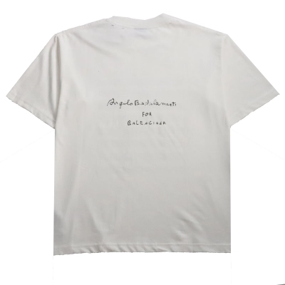 Balenciaga Limited Edition Musical Note Short Sleeve White 02