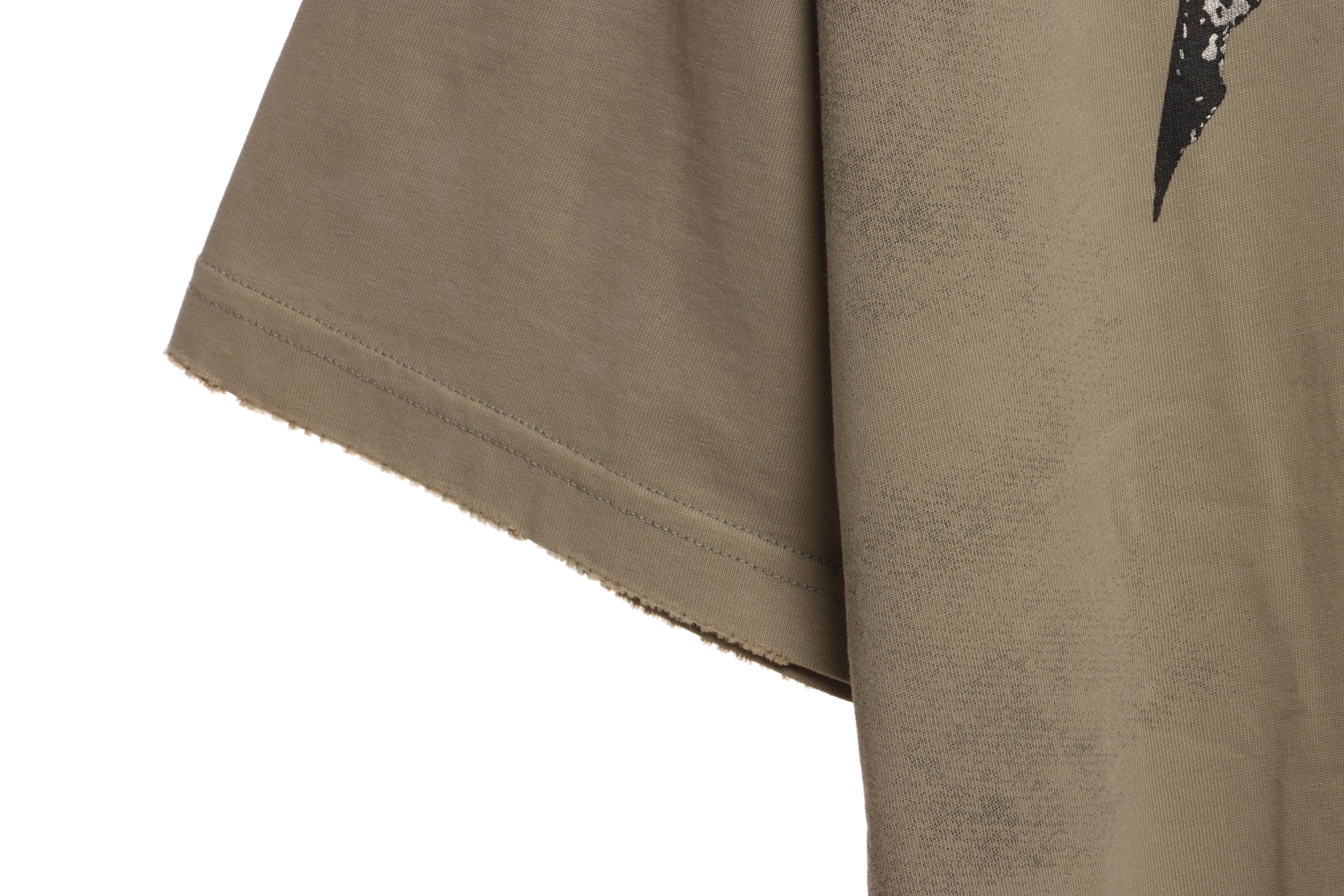 Balenciaga Limited Edition Three-Dimensional Printed Short Sleeve Khaki