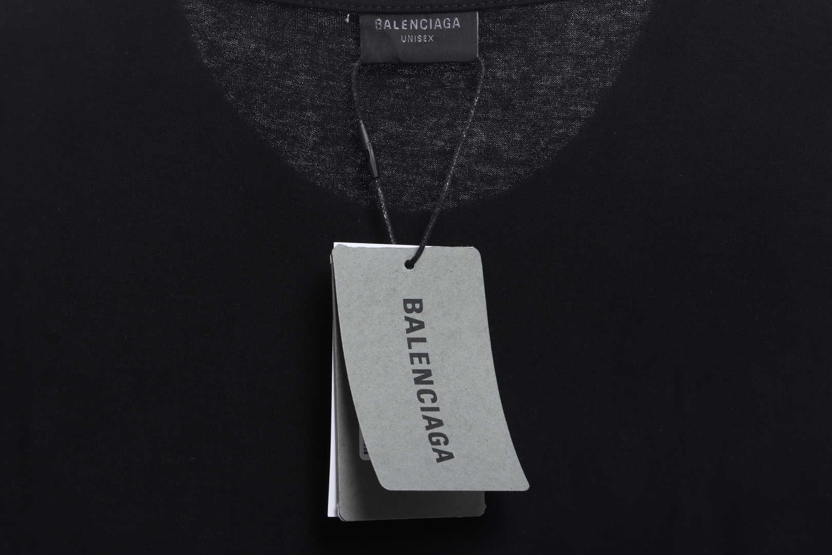 Balenciaga M Logo Embroidered Short Sleeves Black