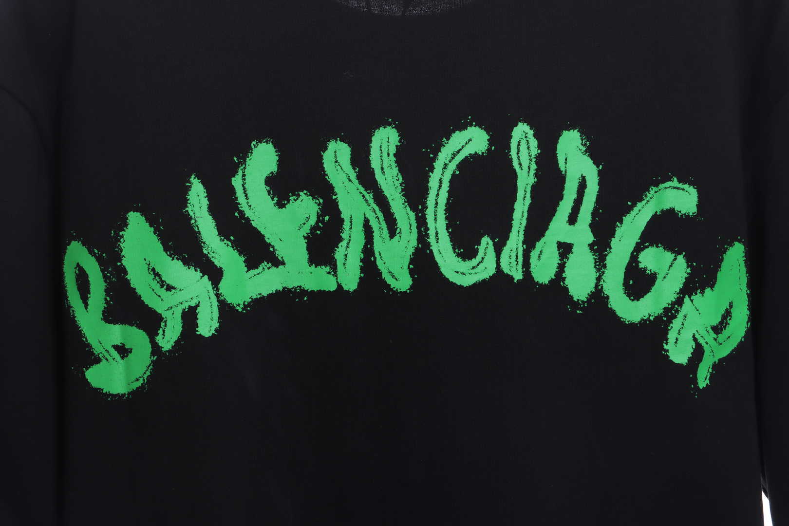 Balenciaga M Logo Embroidered Short Sleeves Black