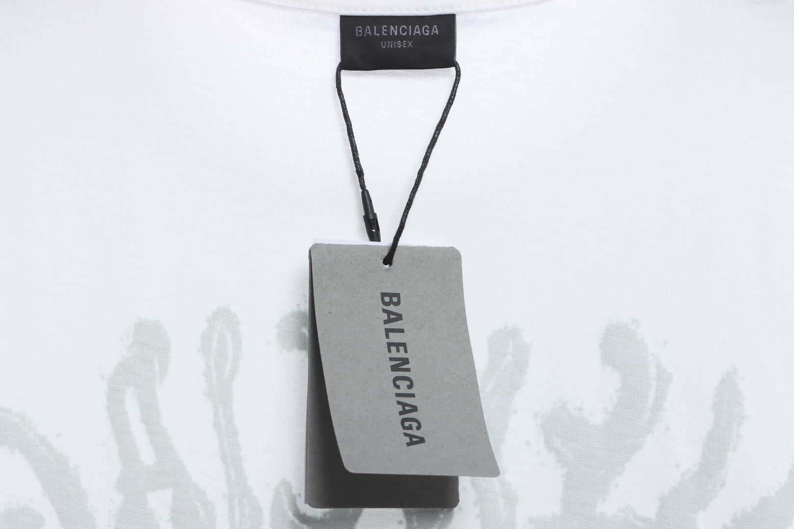 Balenciaga M Logo Embroidered Short Sleeves White