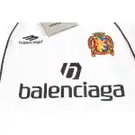 Balenciaga Manchester United Football Embroidered Short Sleeves White