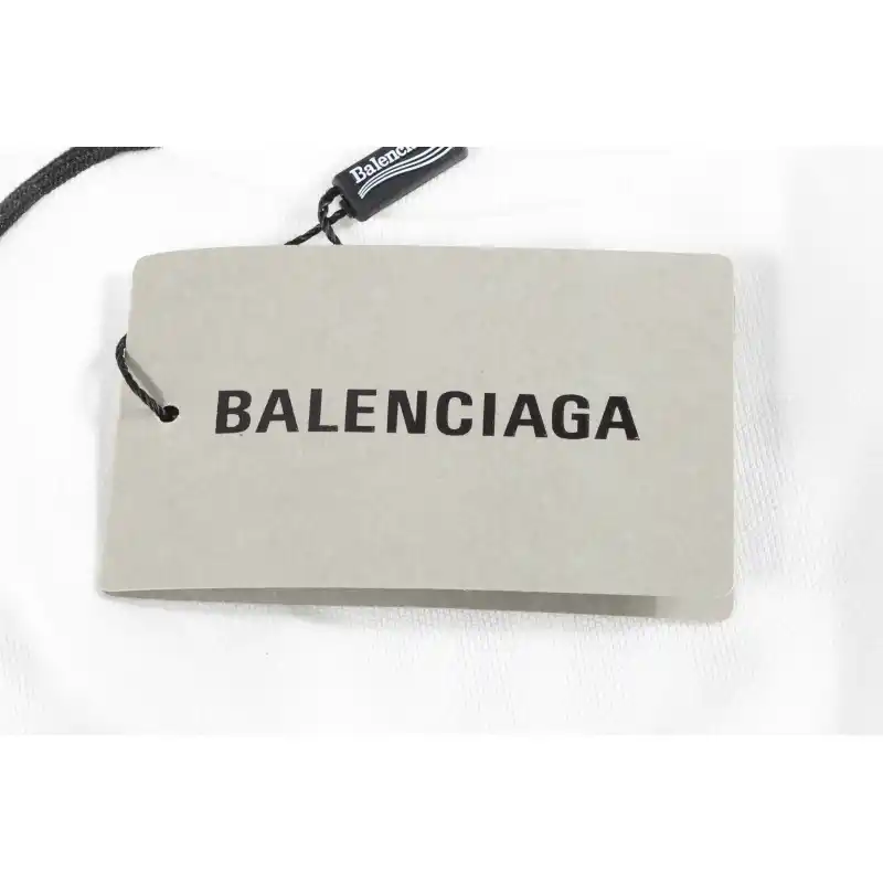 Balenciaga Manchester United Football Embroidered Short Sleeves White
