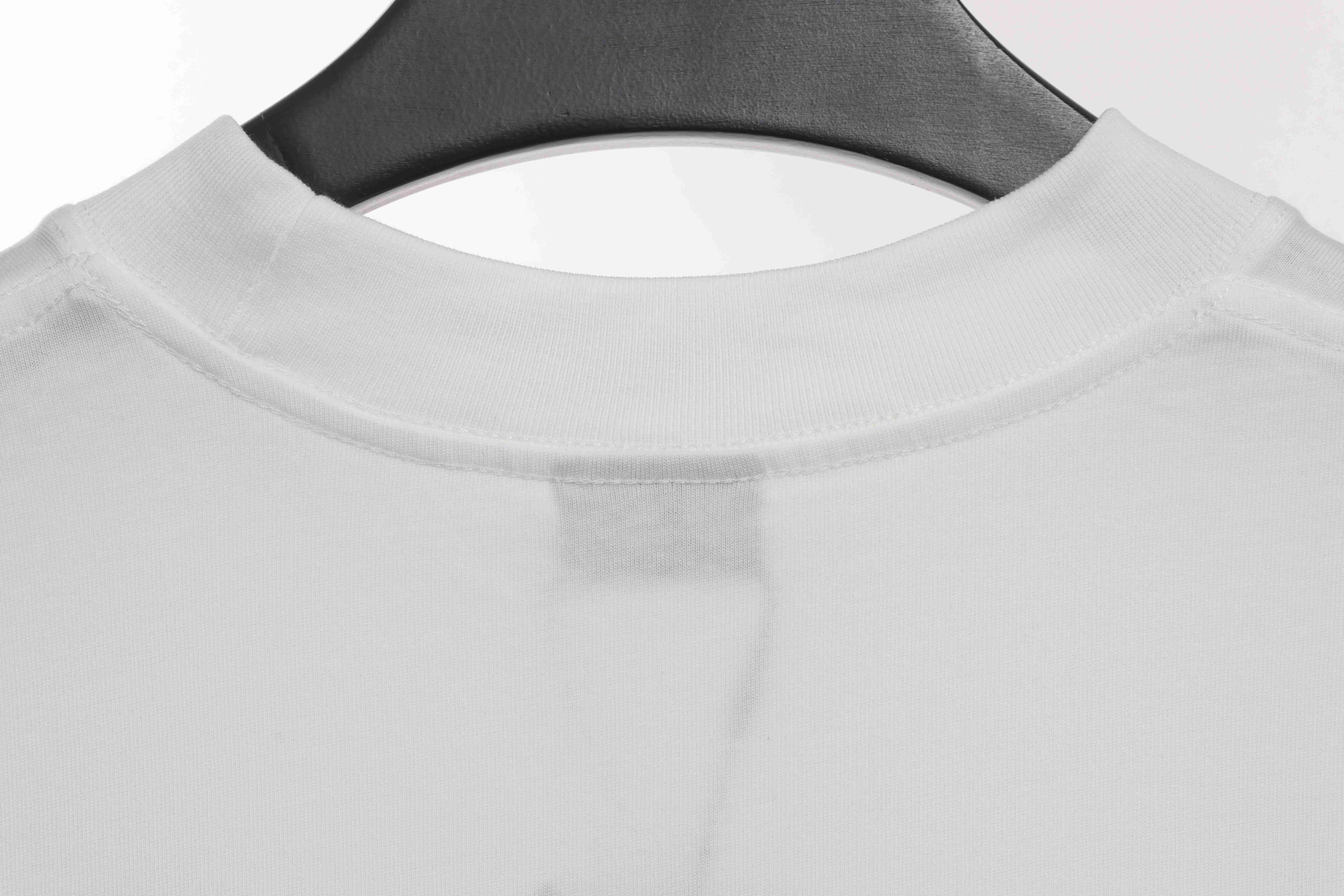 Balenciaga Manchu Classic Logo Short-Sleeved White