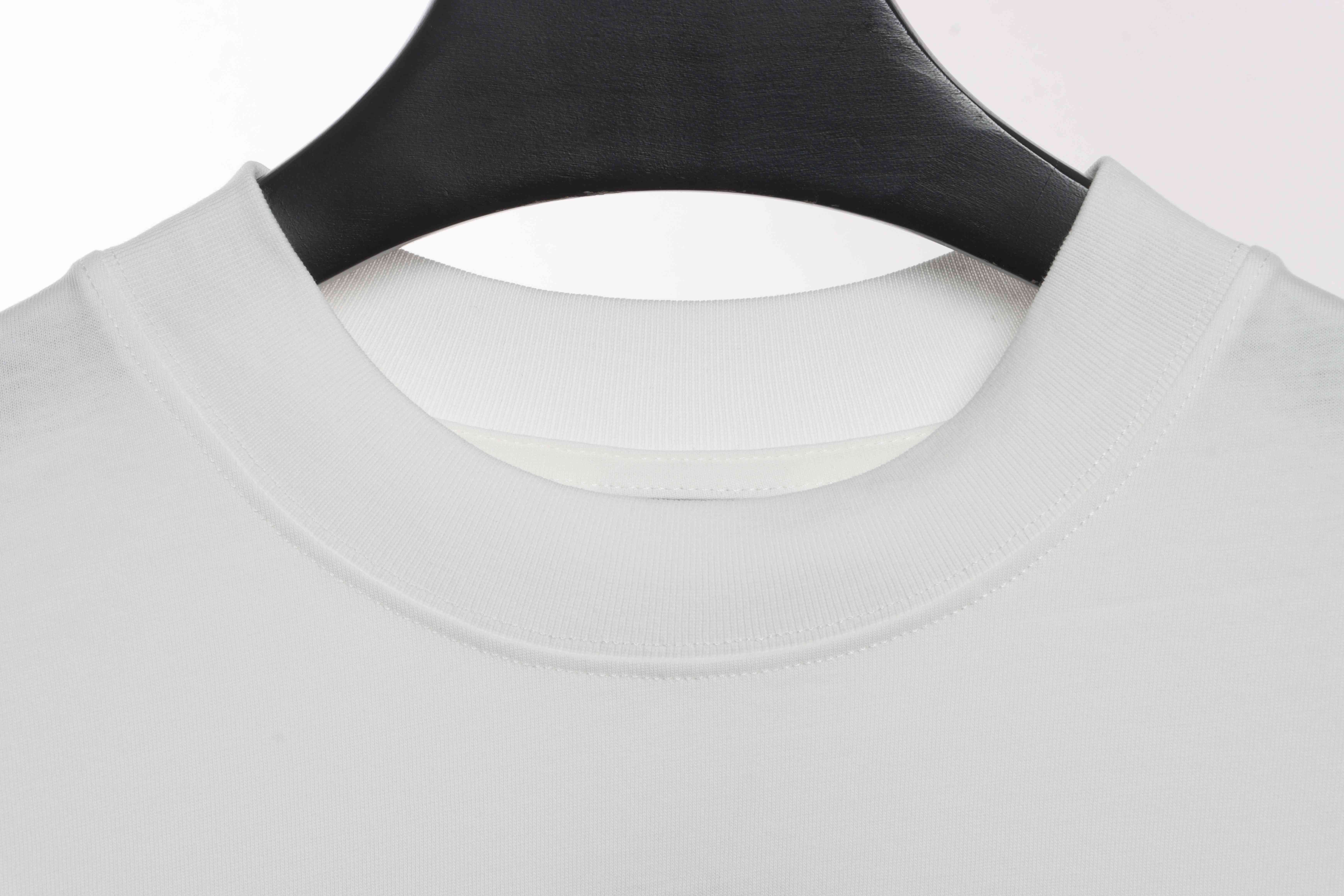 Balenciaga Manchu Classic Logo Short-Sleeved White