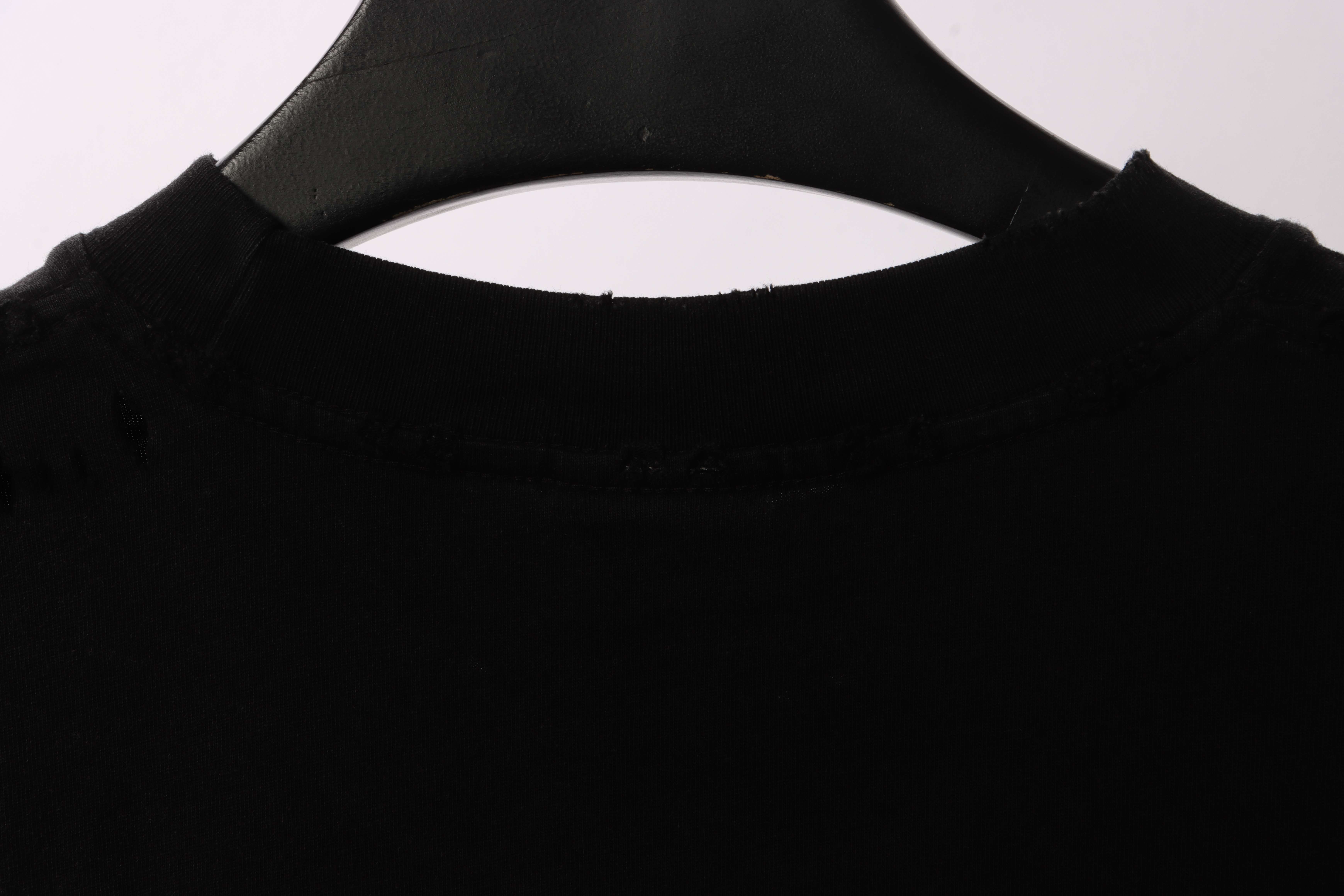 Balenciaga Masking Tape Short Sleeve Black