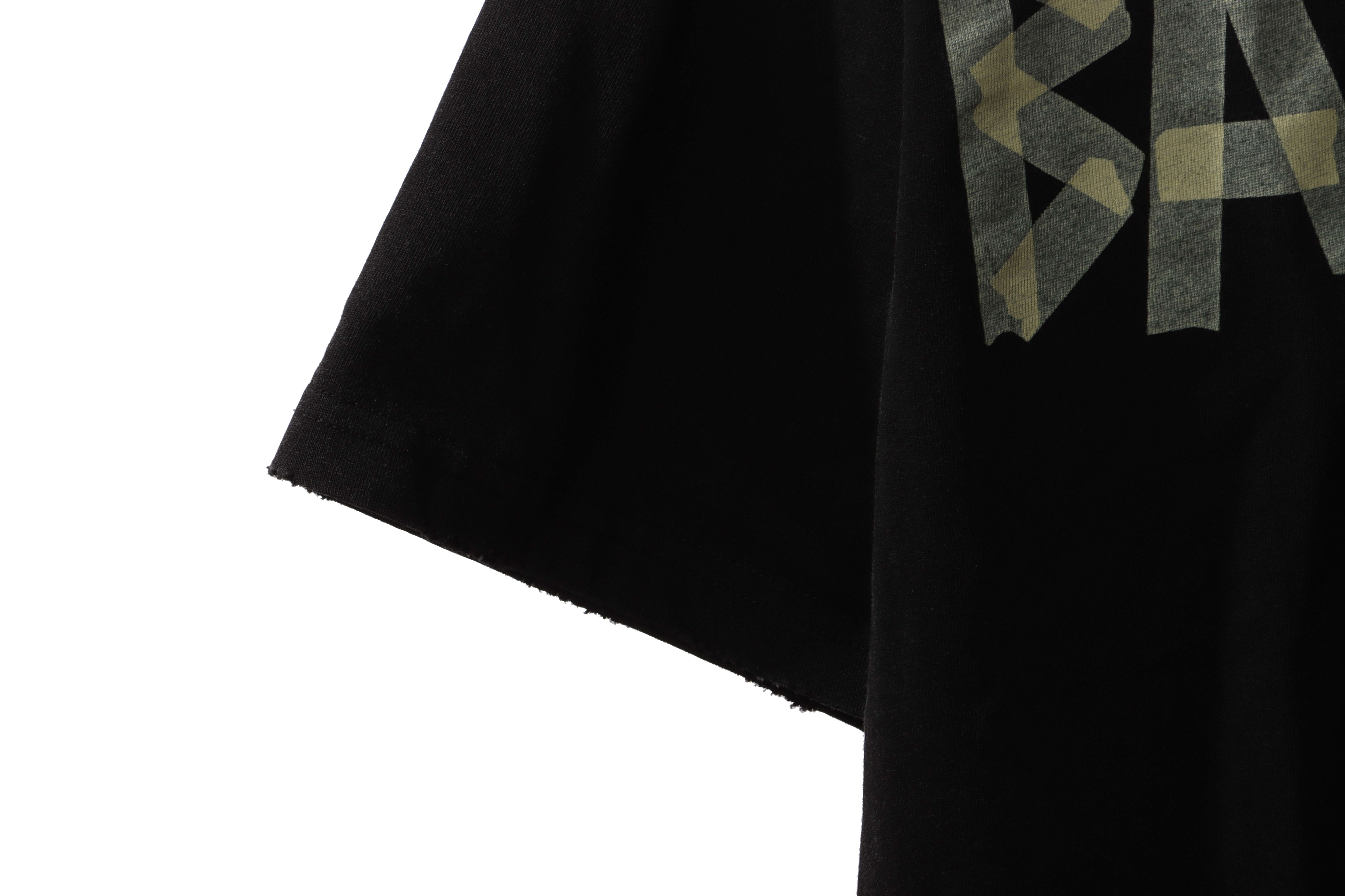 Balenciaga Masking Tape Short Sleeve Black