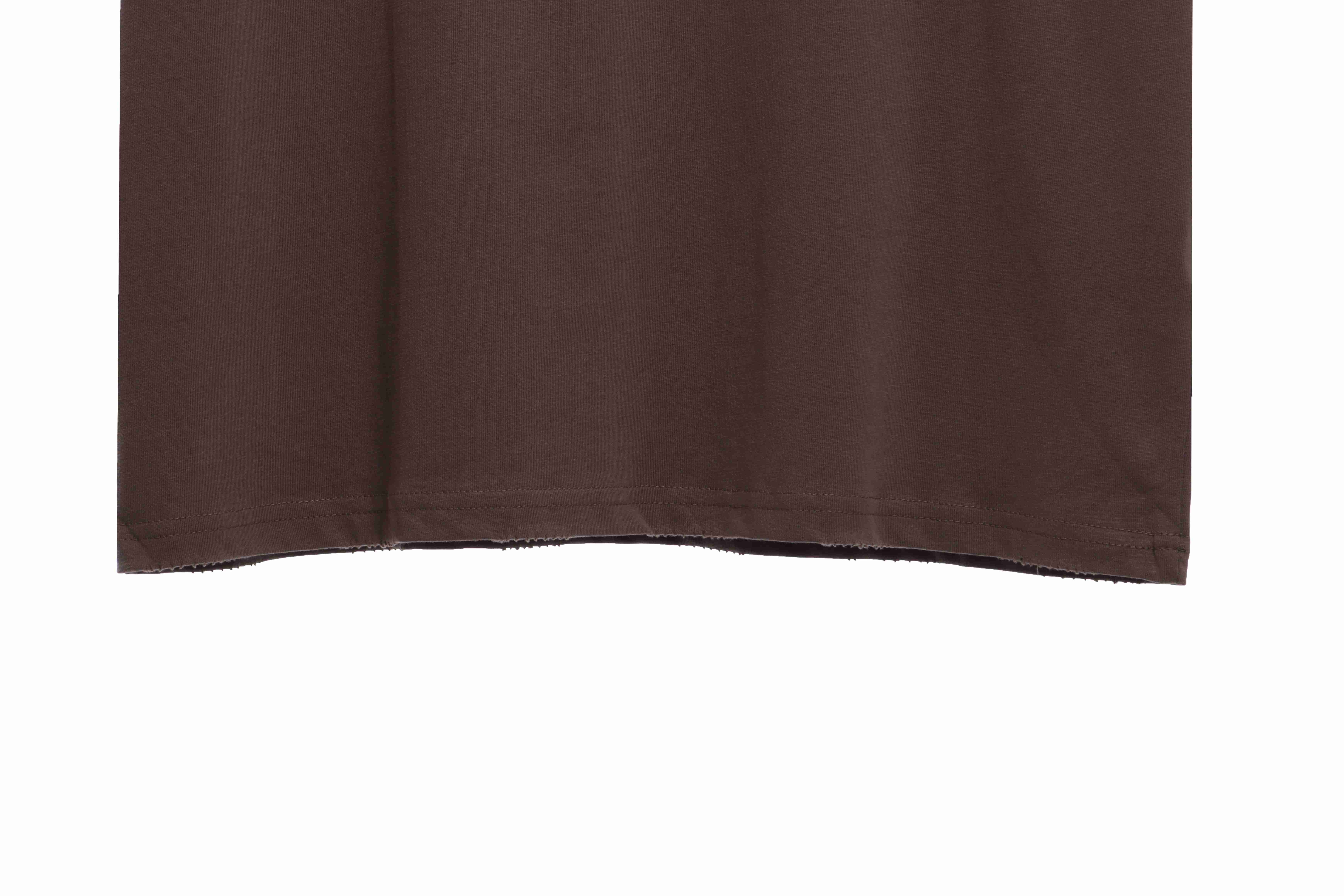 Balenciaga Masking Tape Short Sleeve Brown
