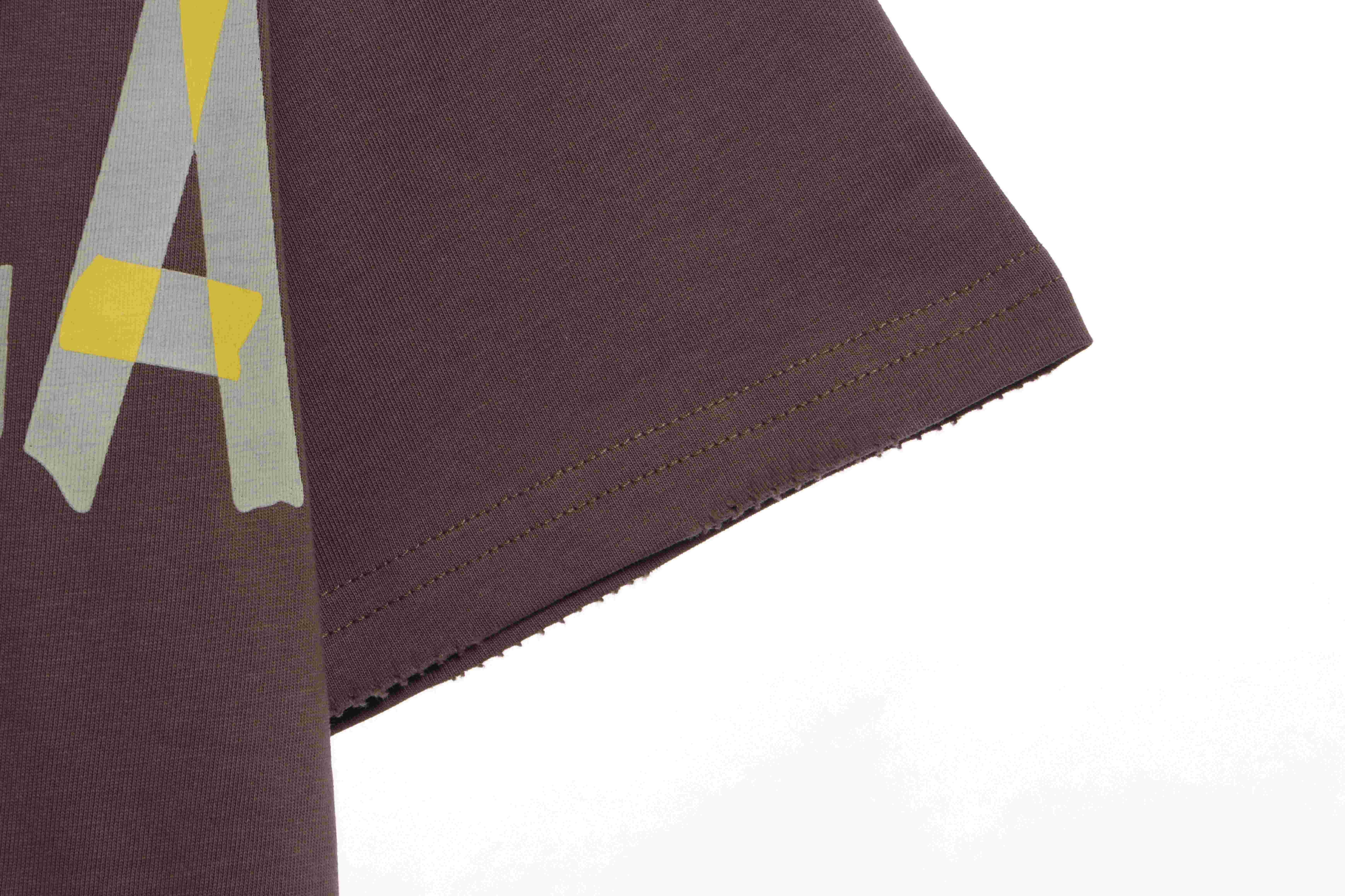 Balenciaga Masking Tape Short Sleeve Brown