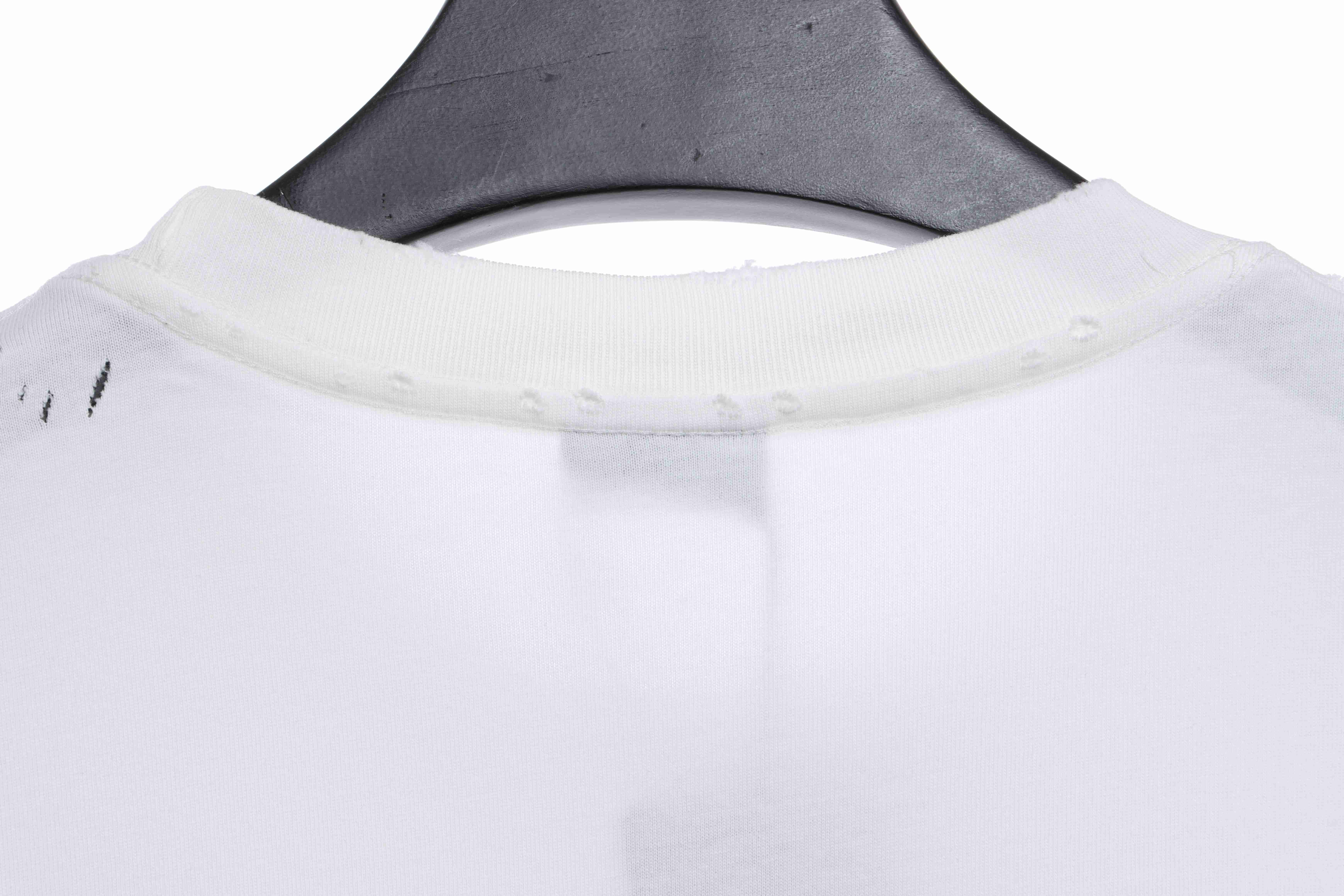 Balenciaga Masking Tape Short Sleeves White Black Tape