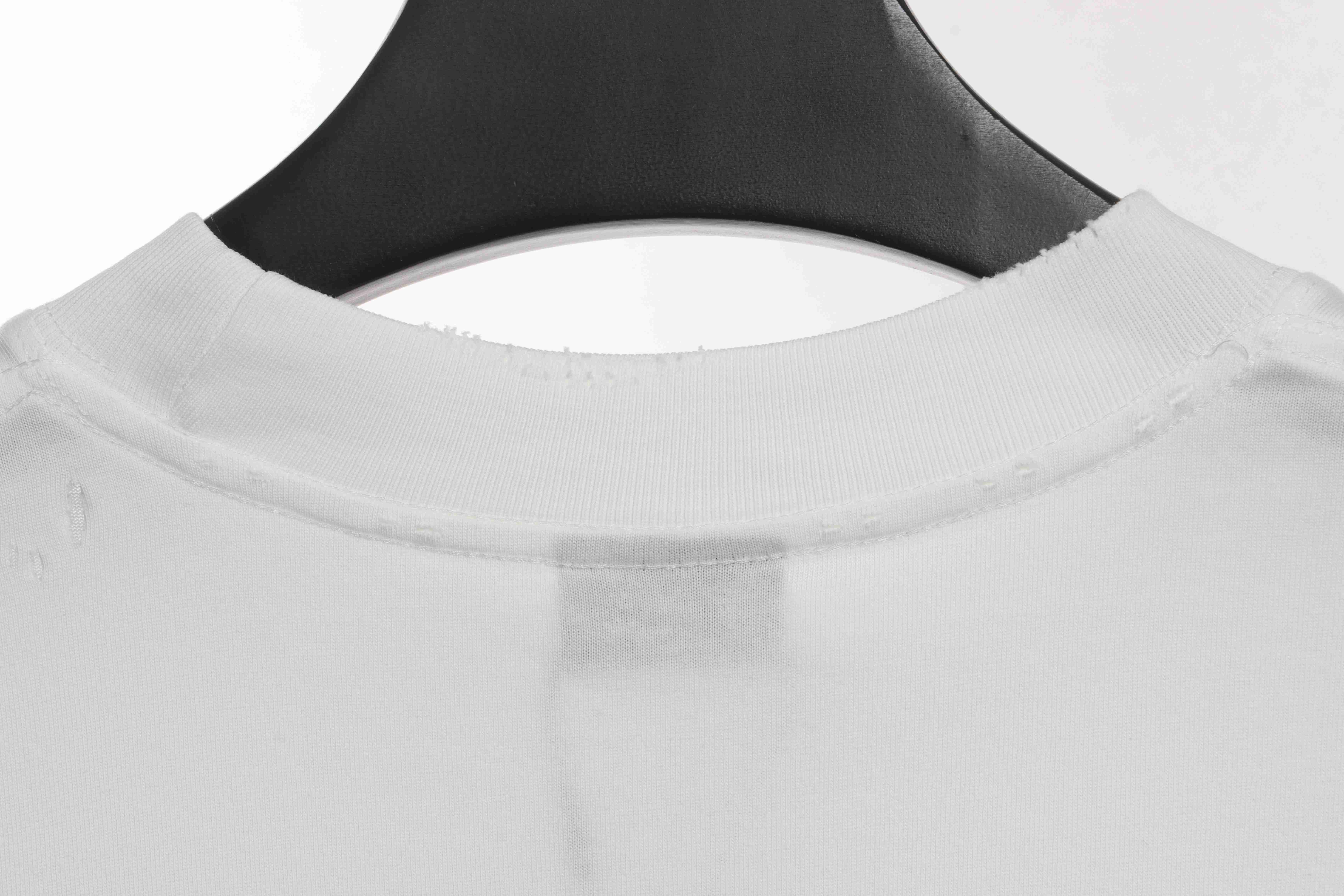 Balenciaga Masking Tape Short Sleeves White Yellow Tape