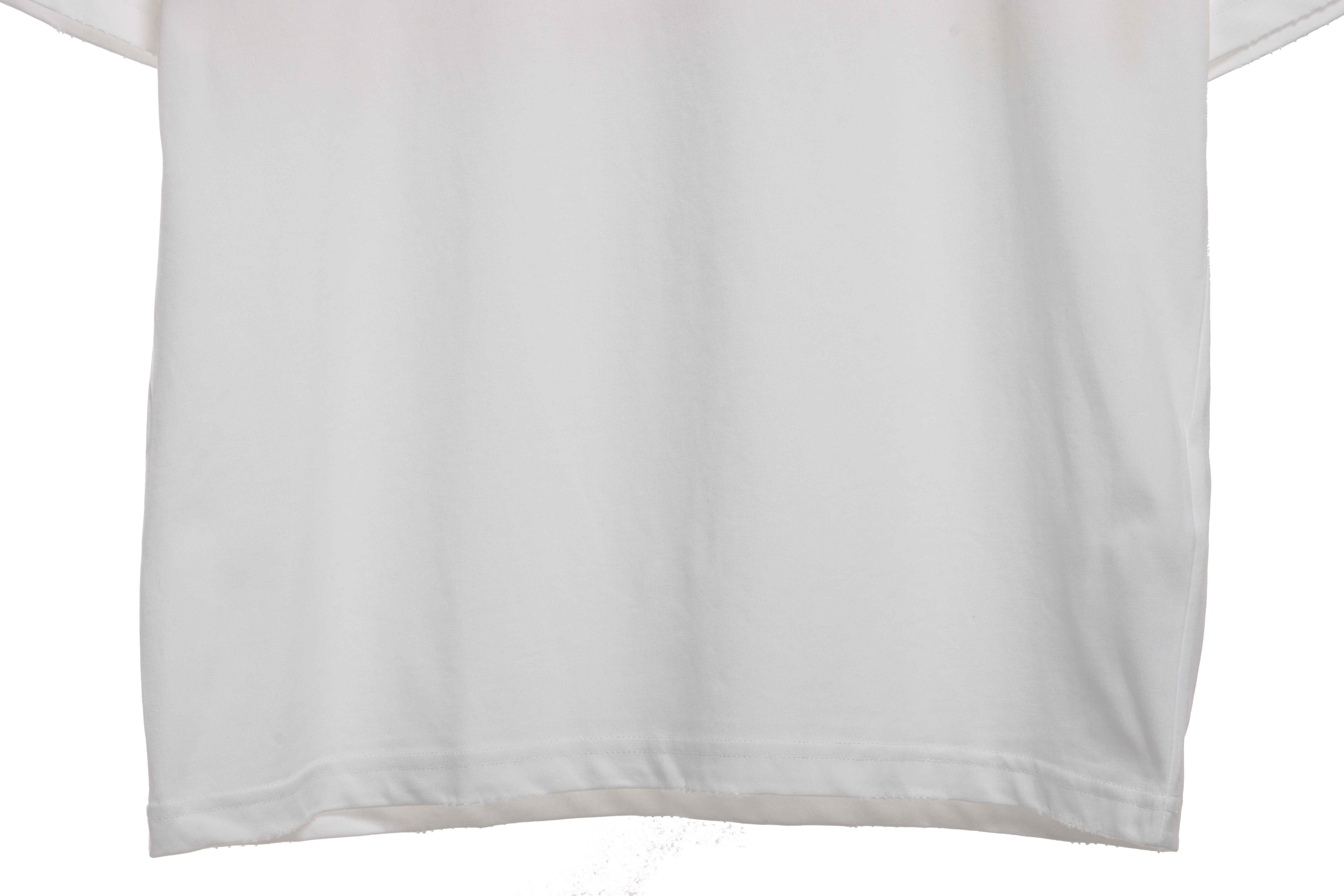 Balenciaga Masking Tape Short Sleeves White Yellow Tape