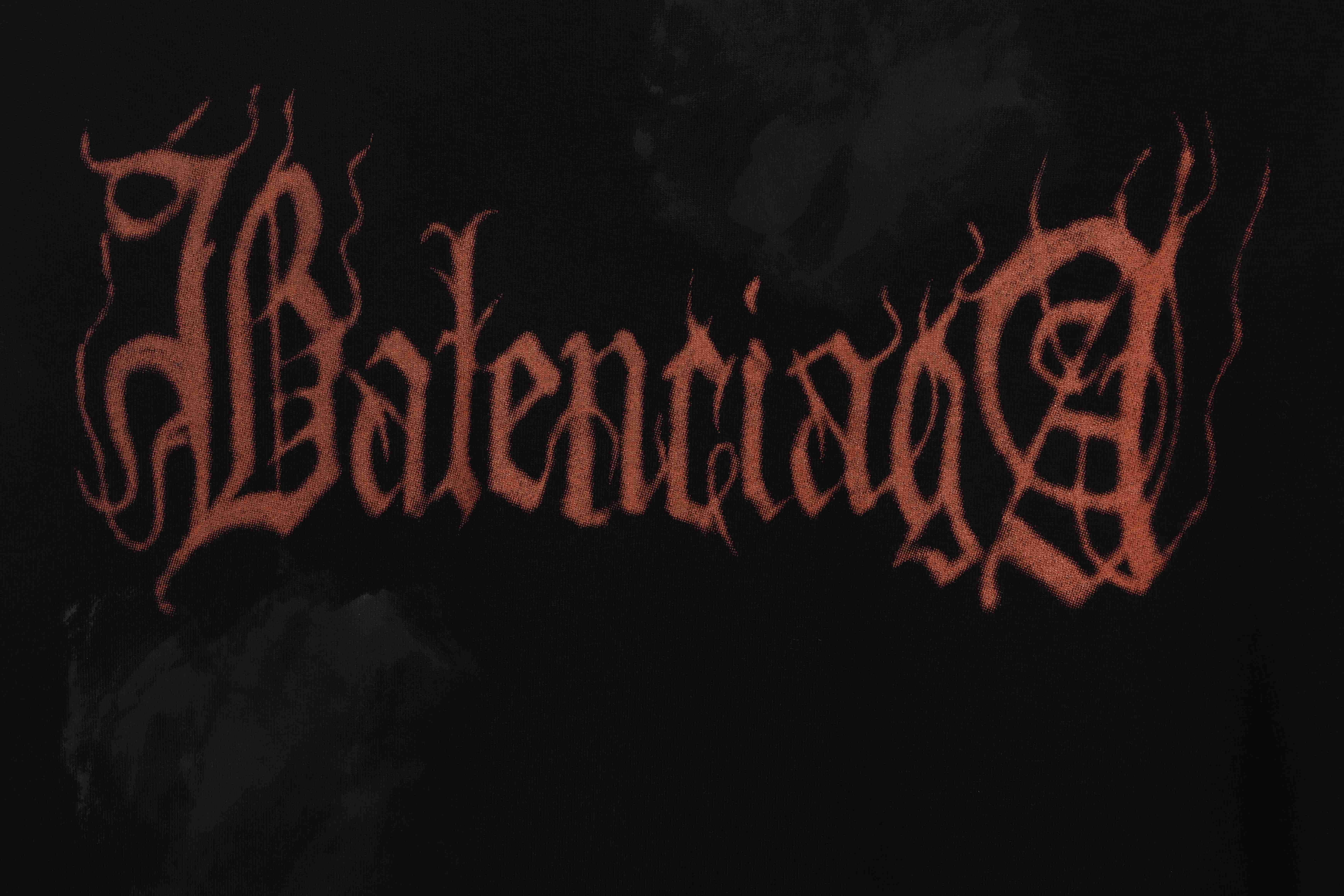 Balenciaga Mud-Dyed Old Sanskrit Long-Sleeved T-shirt