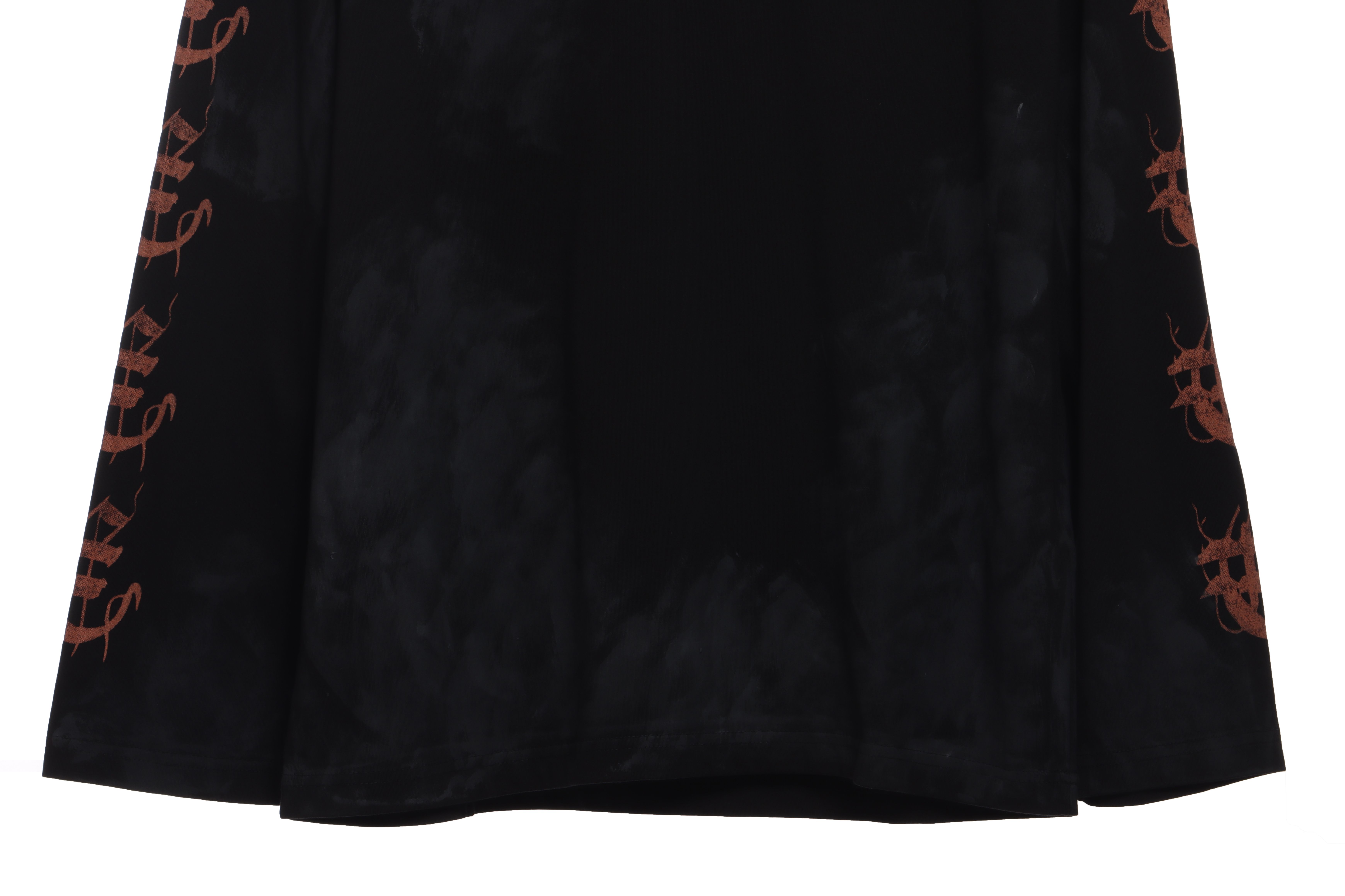 Balenciaga Mud-Dyed Old Sanskrit Long-Sleeved T-shirt