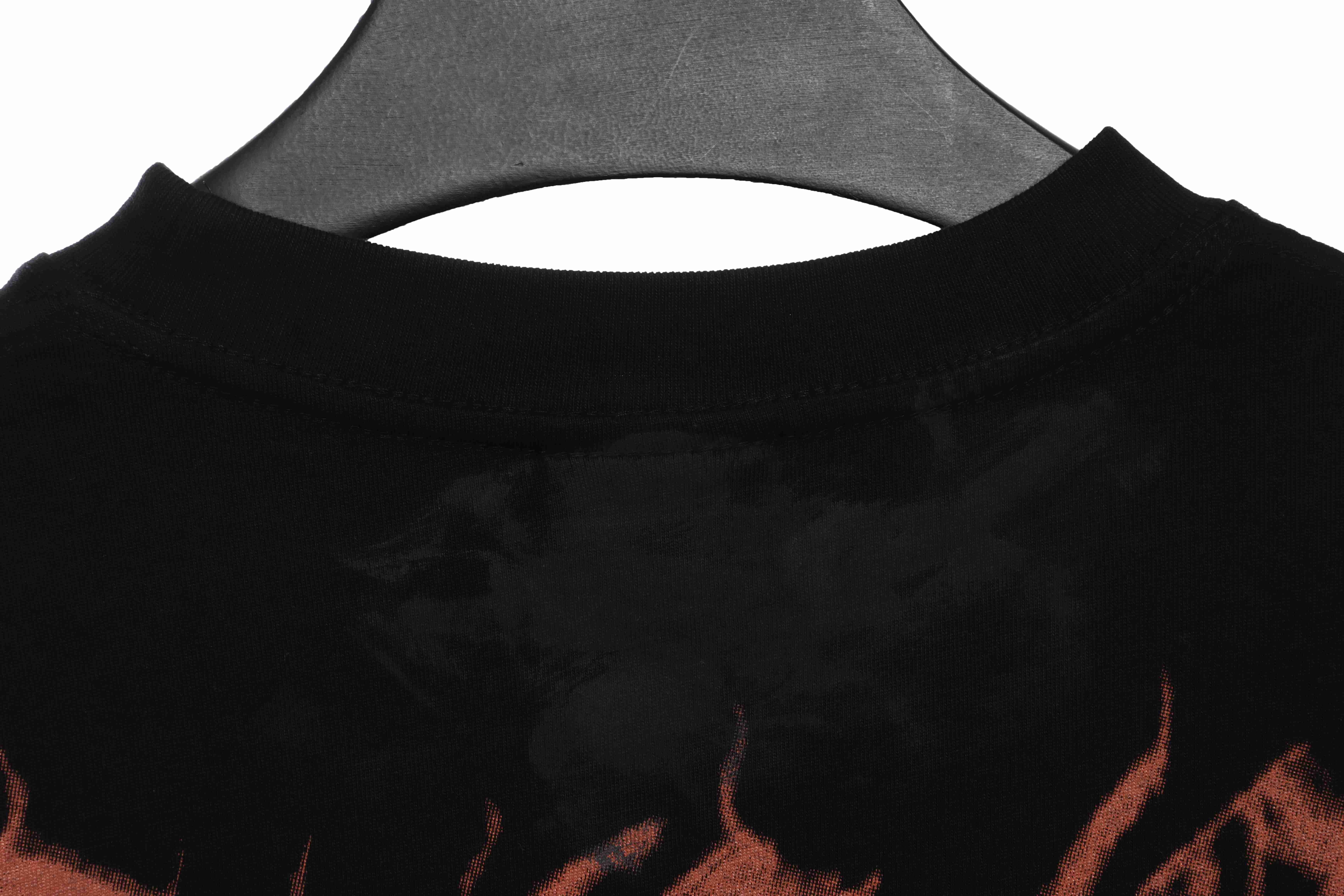 Balenciaga Mud-Dyed Old Sanskrit Long-Sleeved T-shirt