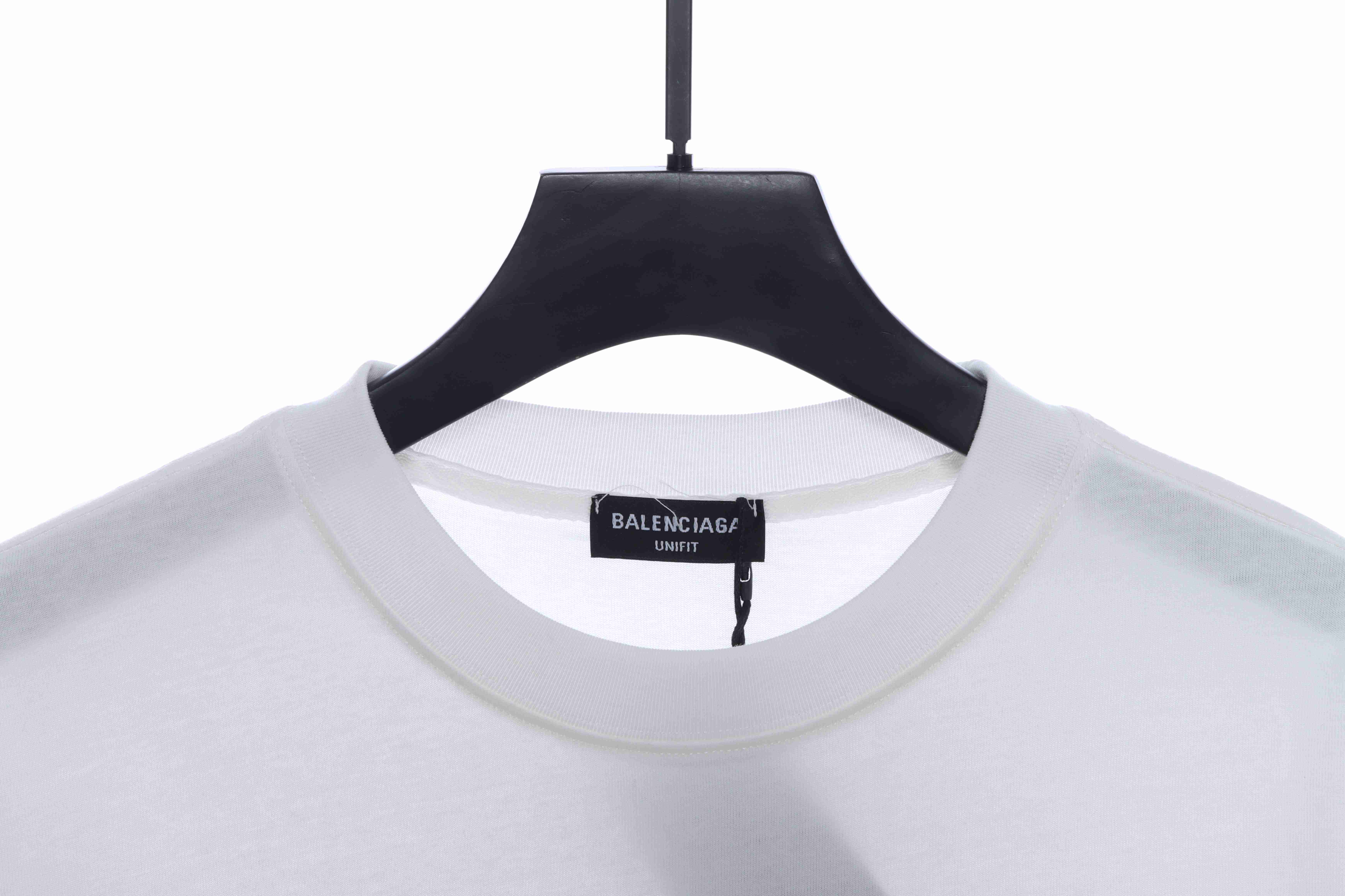 Balenciaga PARIS Printed Short Sleeve