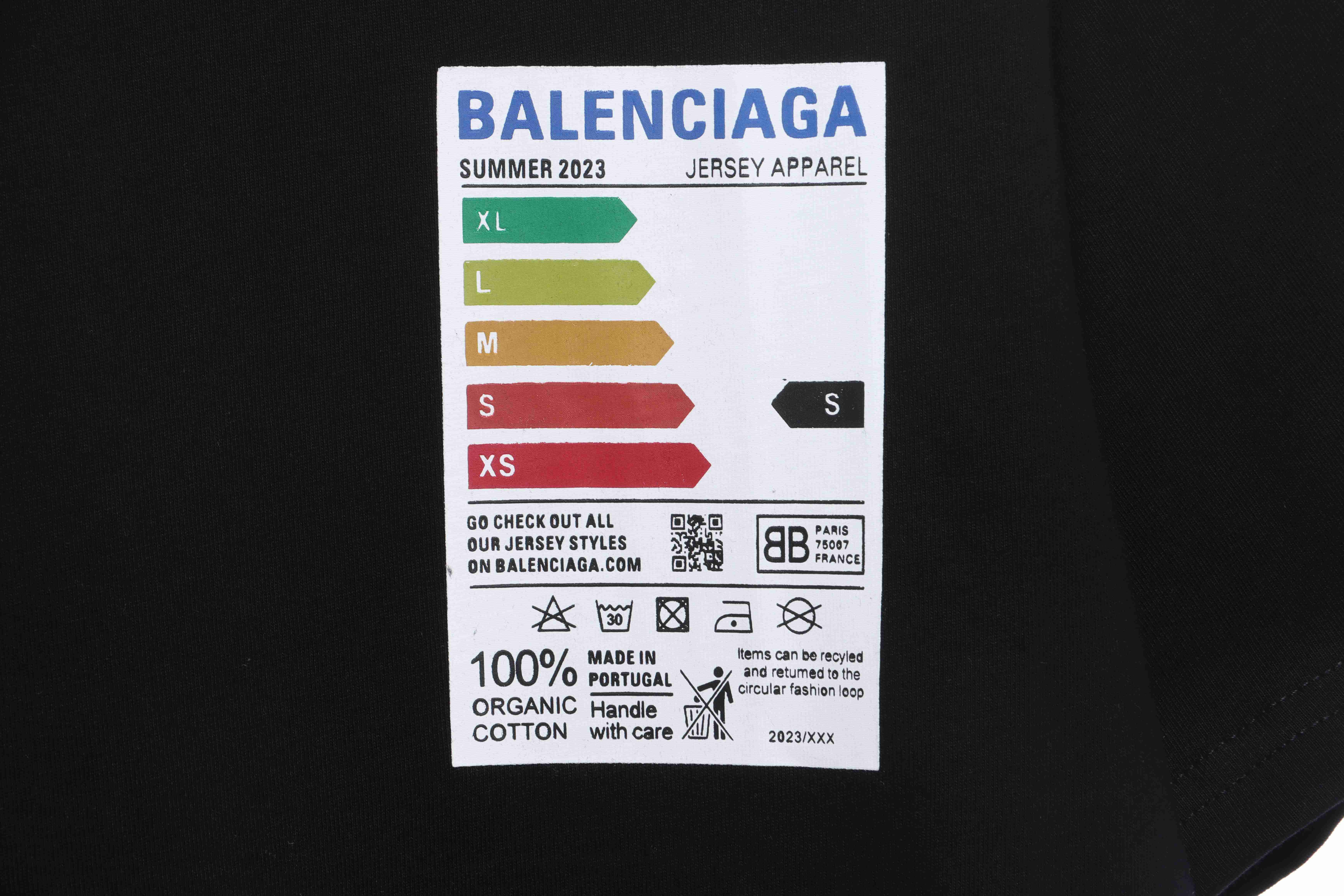 Balenciaga Refrigerator Energy Sticker Short Sleeve
