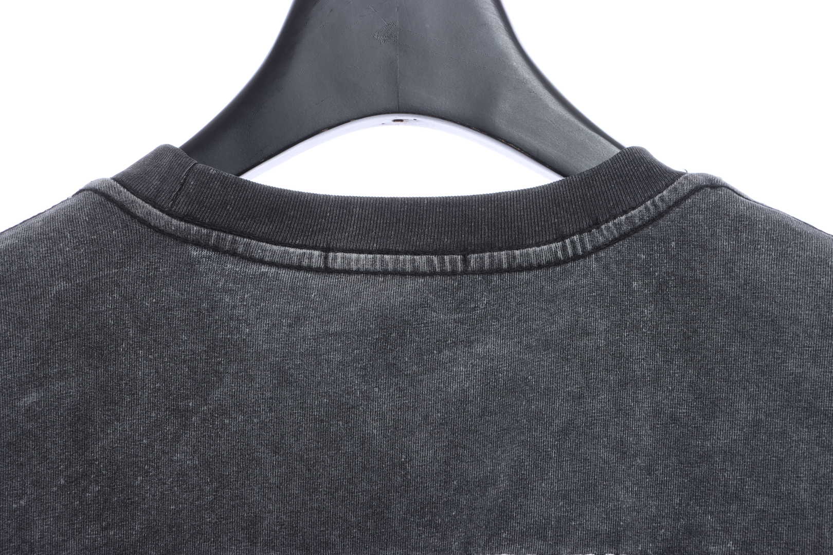 Balenciaga Reverse Letter Embroidered Short Sleeves