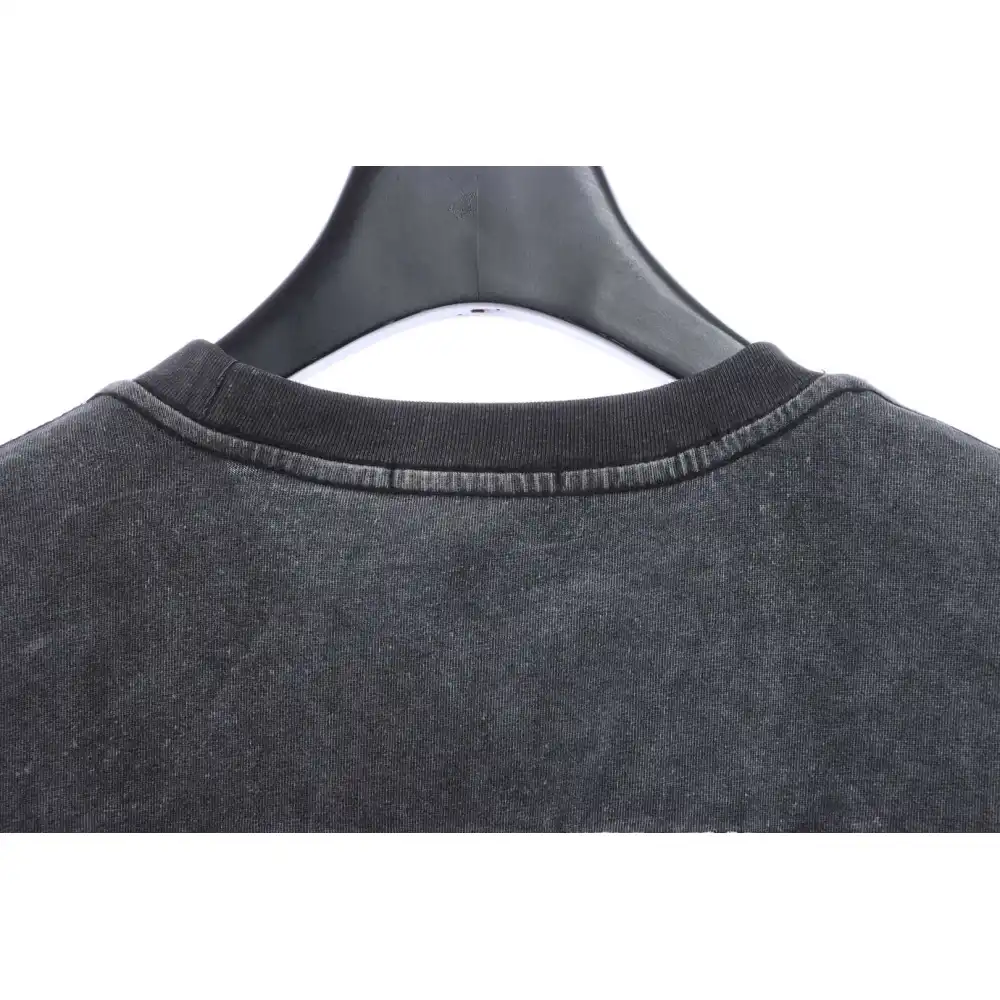 Balenciaga Reverse Letter Embroidered Short Sleeves