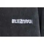 Balenciaga Reverse Letter Embroidered Short Sleeves