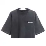 Balenciaga Reverse Letter Embroidered Short Sleeves