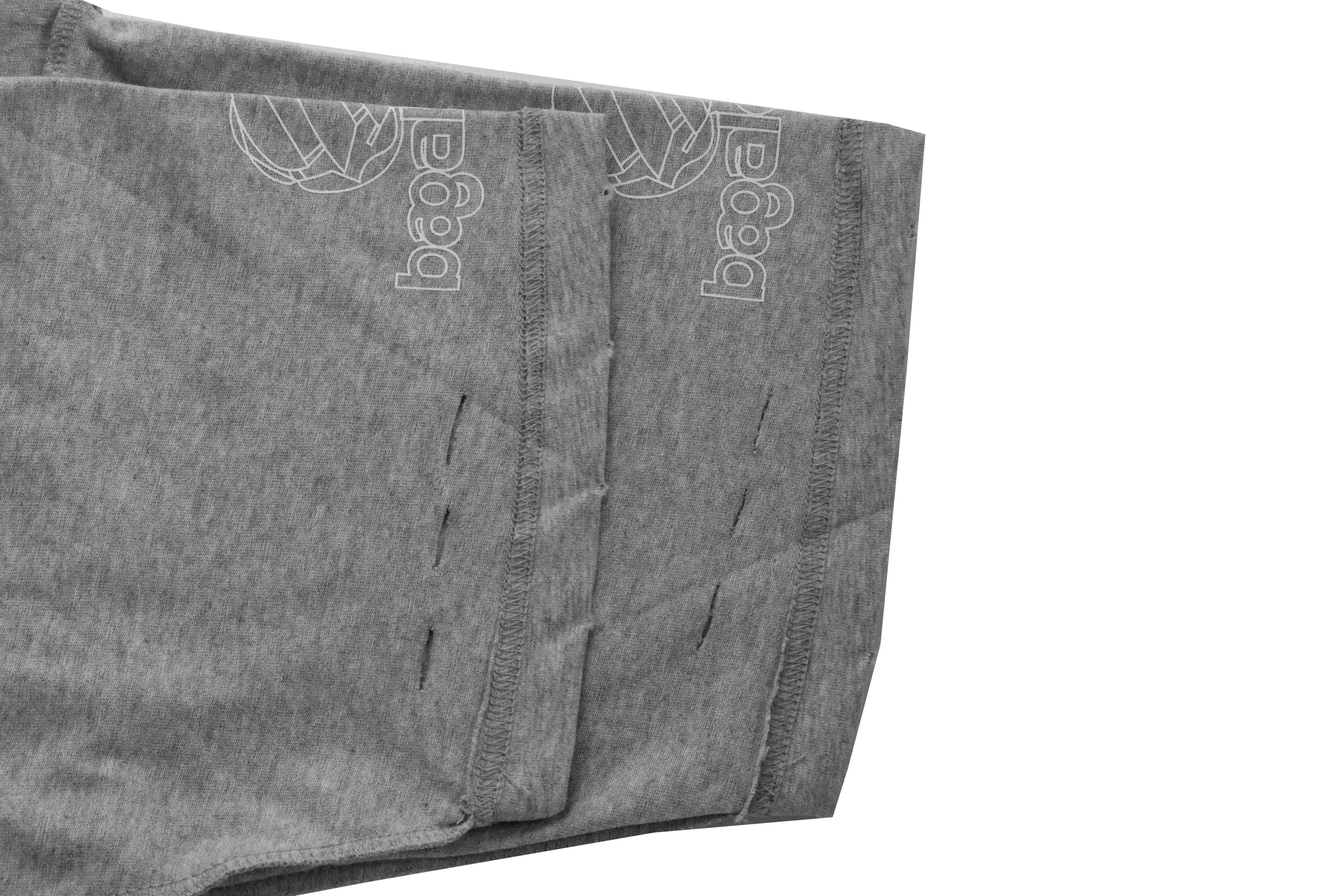 Balenciaga Reverse Stitching Oversized Short Sleeves Grey