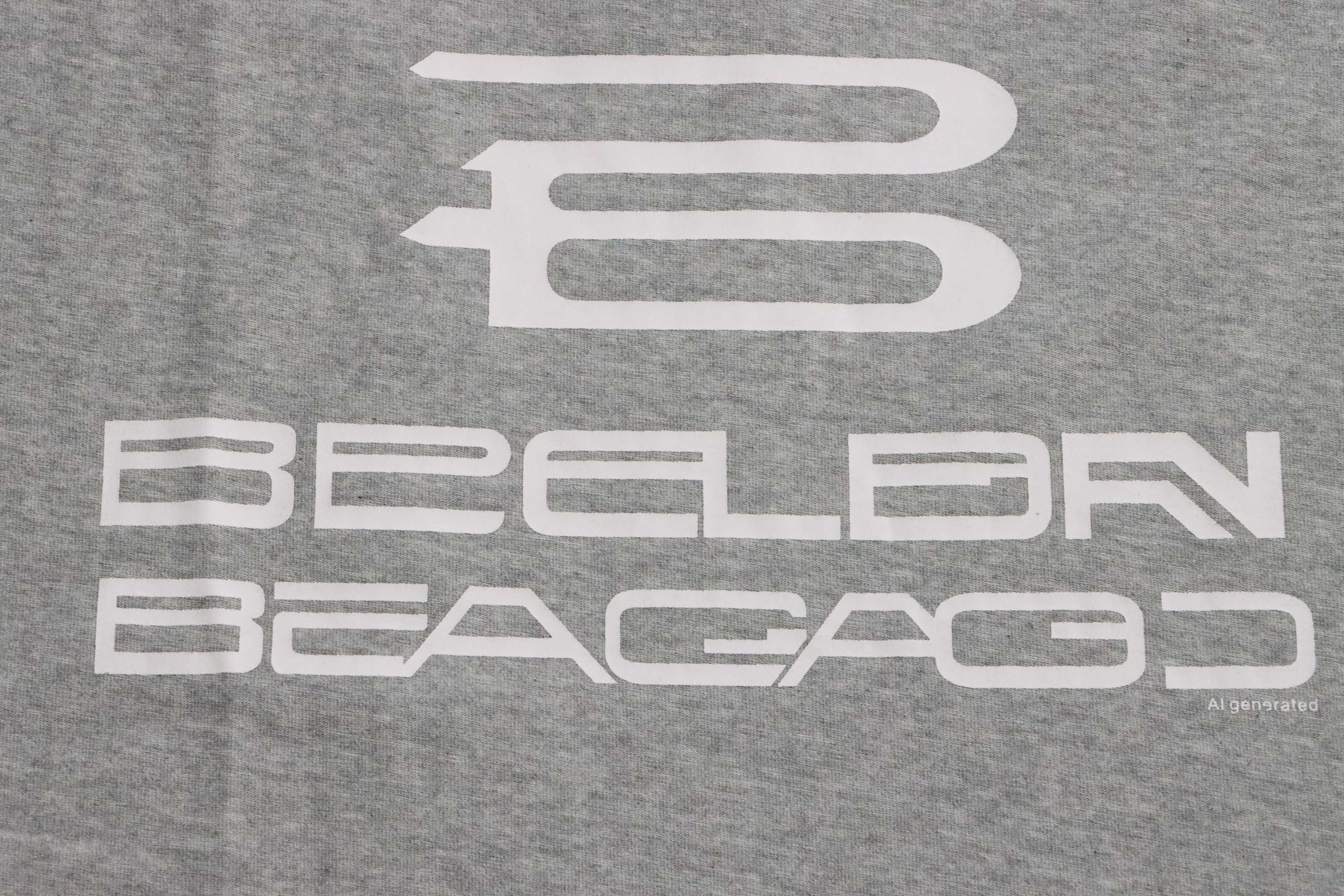 Balenciaga Reverse Stitching Oversized Short Sleeves Grey