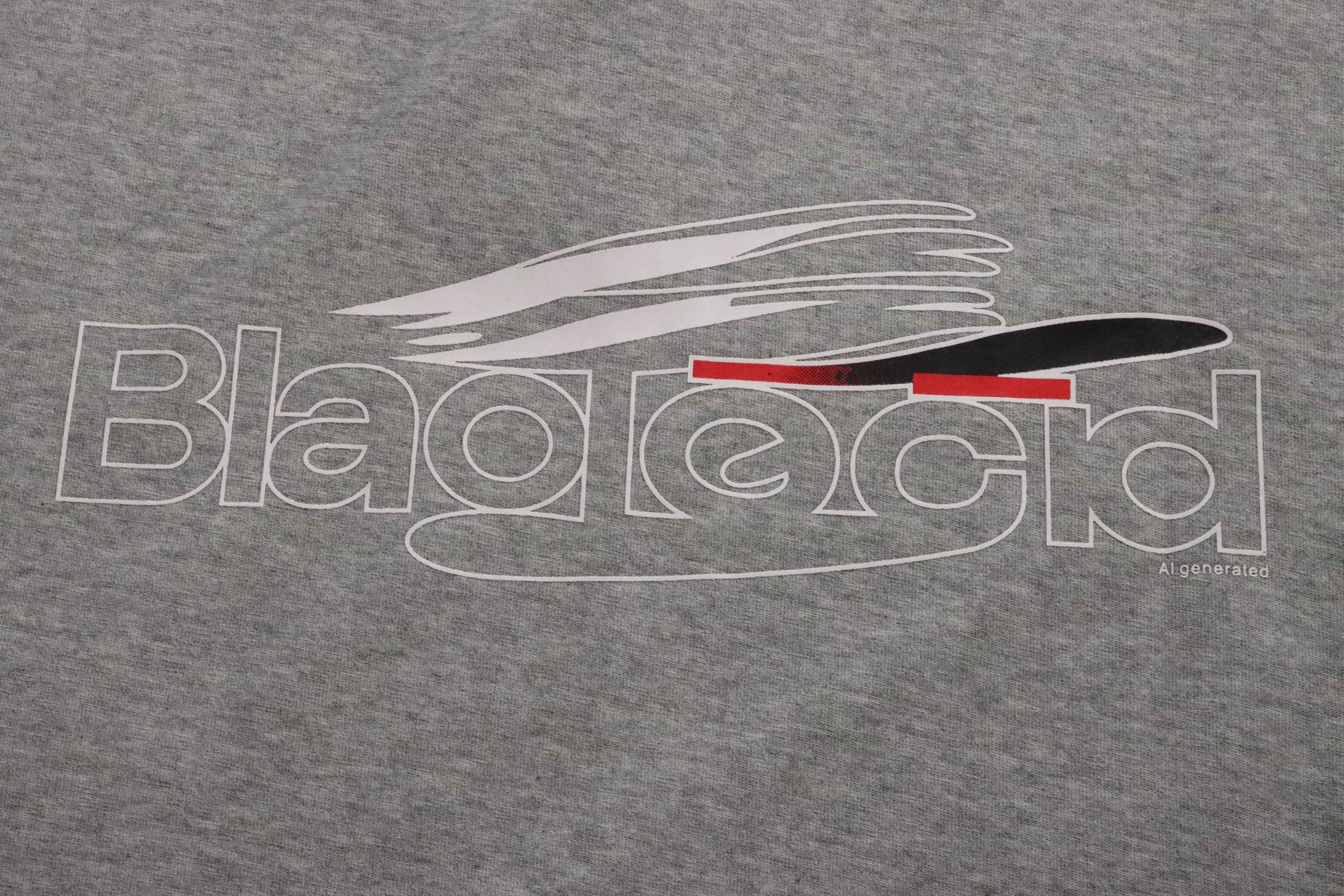 Balenciaga Reverse Stitching Oversized Short Sleeves Grey