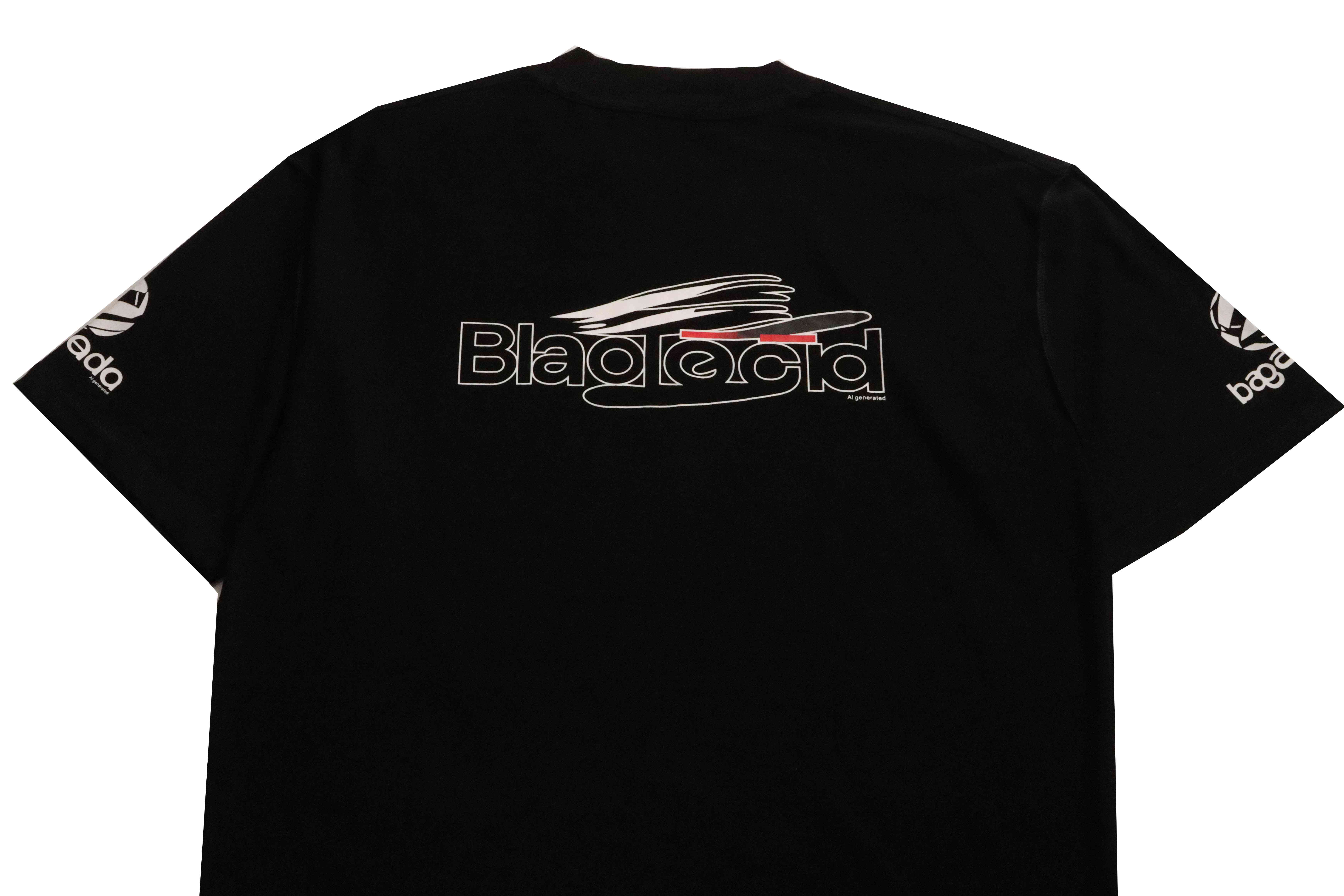 Balenciaga Reverse Stitching Oversized Short Sleeves Black