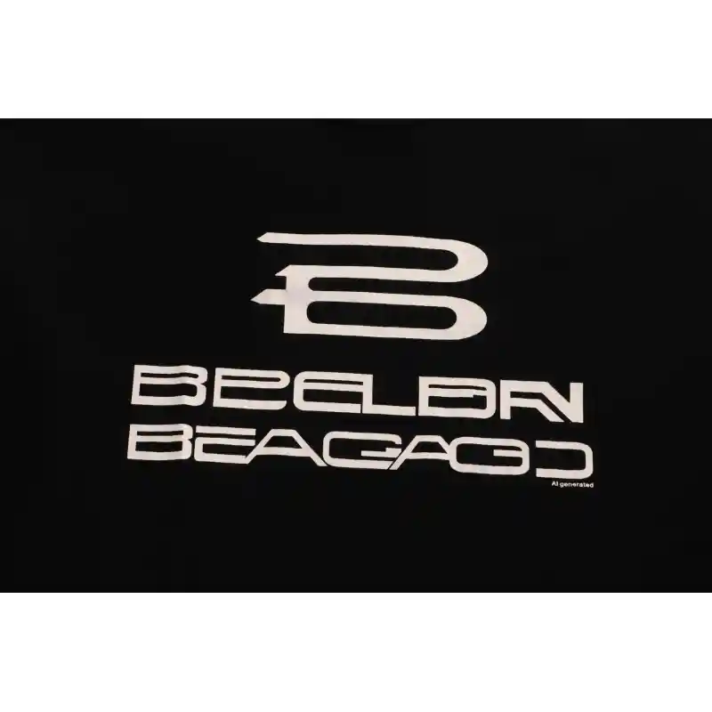 Balenciaga Reverse Stitching Oversized Short Sleeves Black