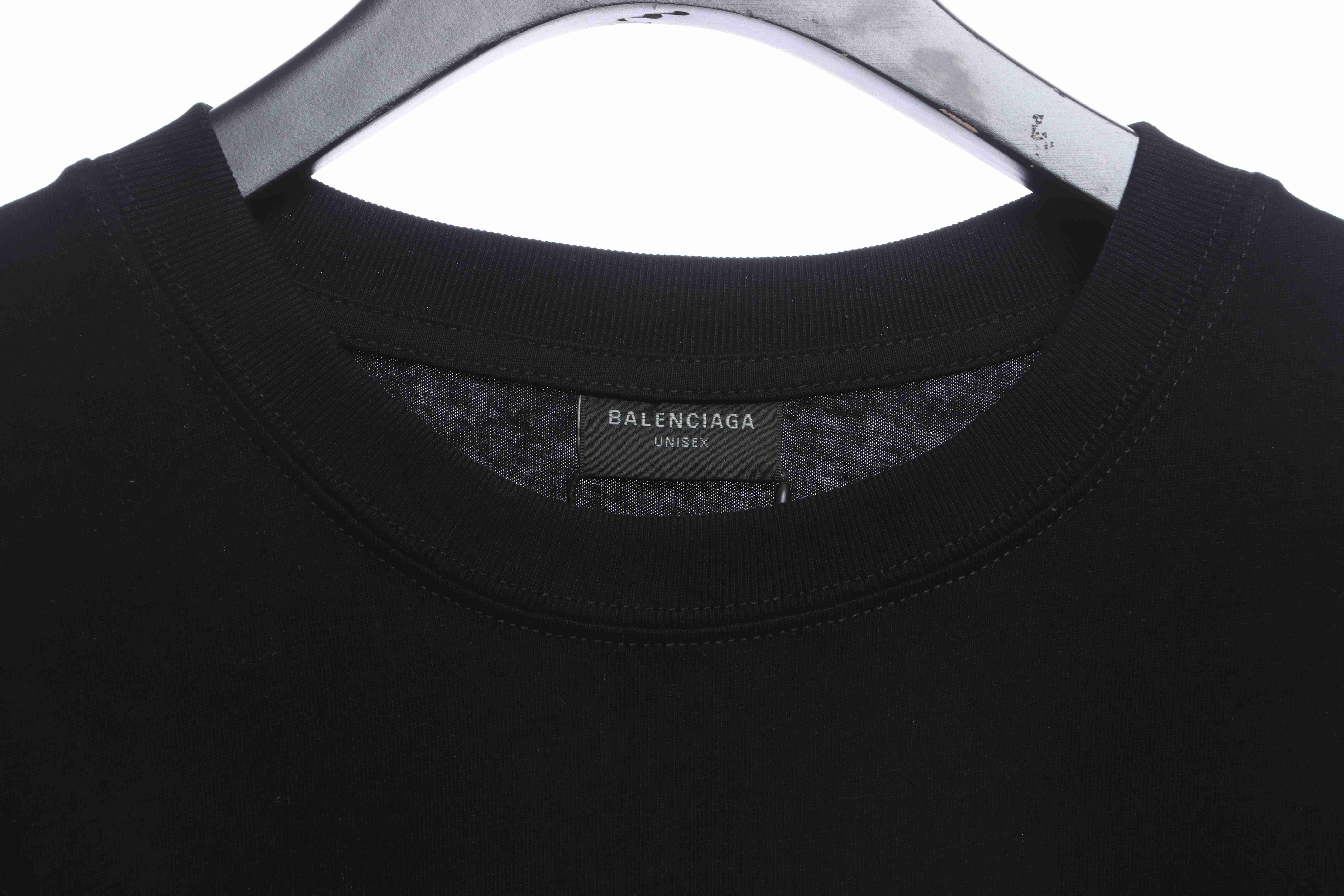 Balenciaga Shoes Letter Short Sleeves Black