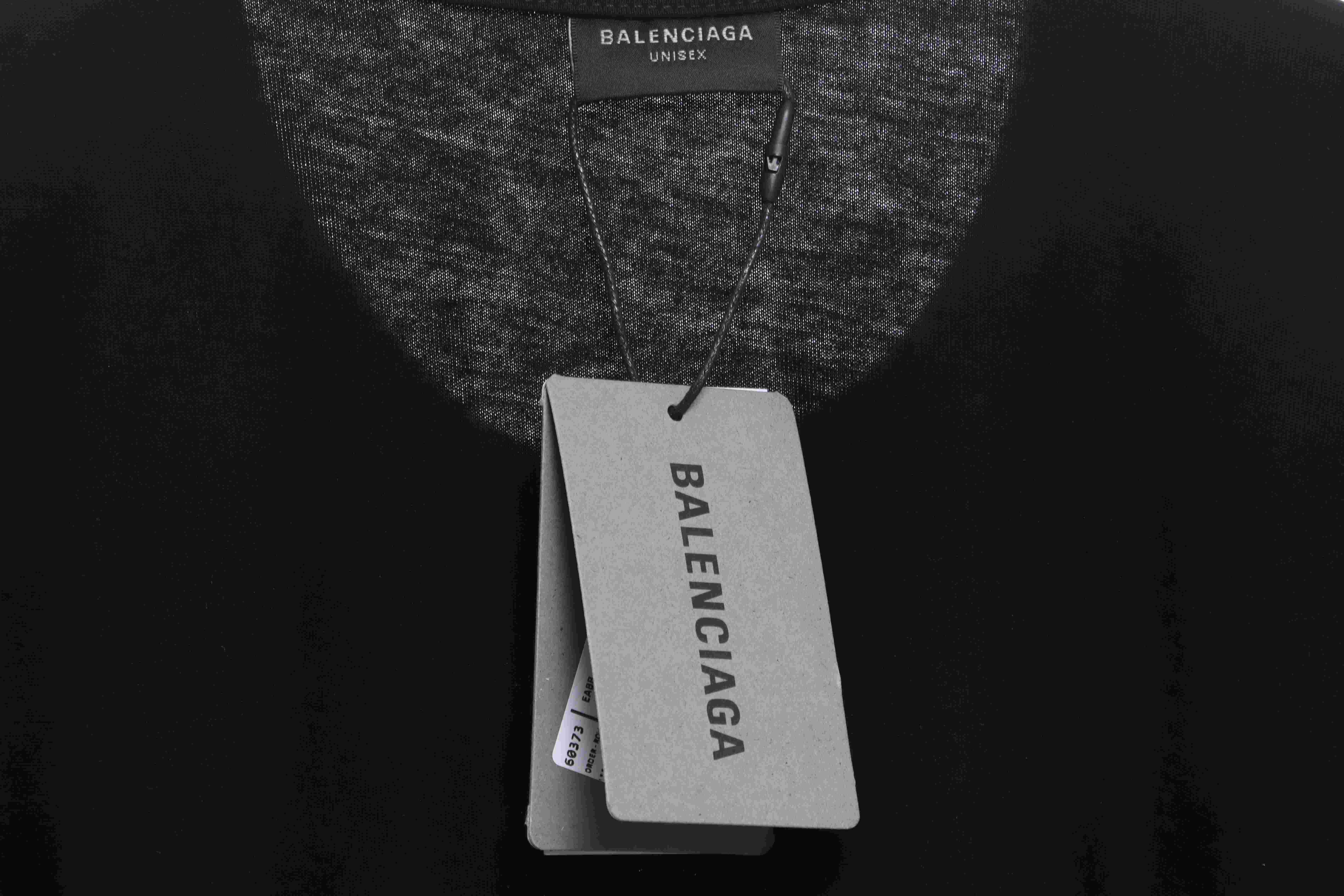 Balenciaga Shoes Letter Short Sleeves Black