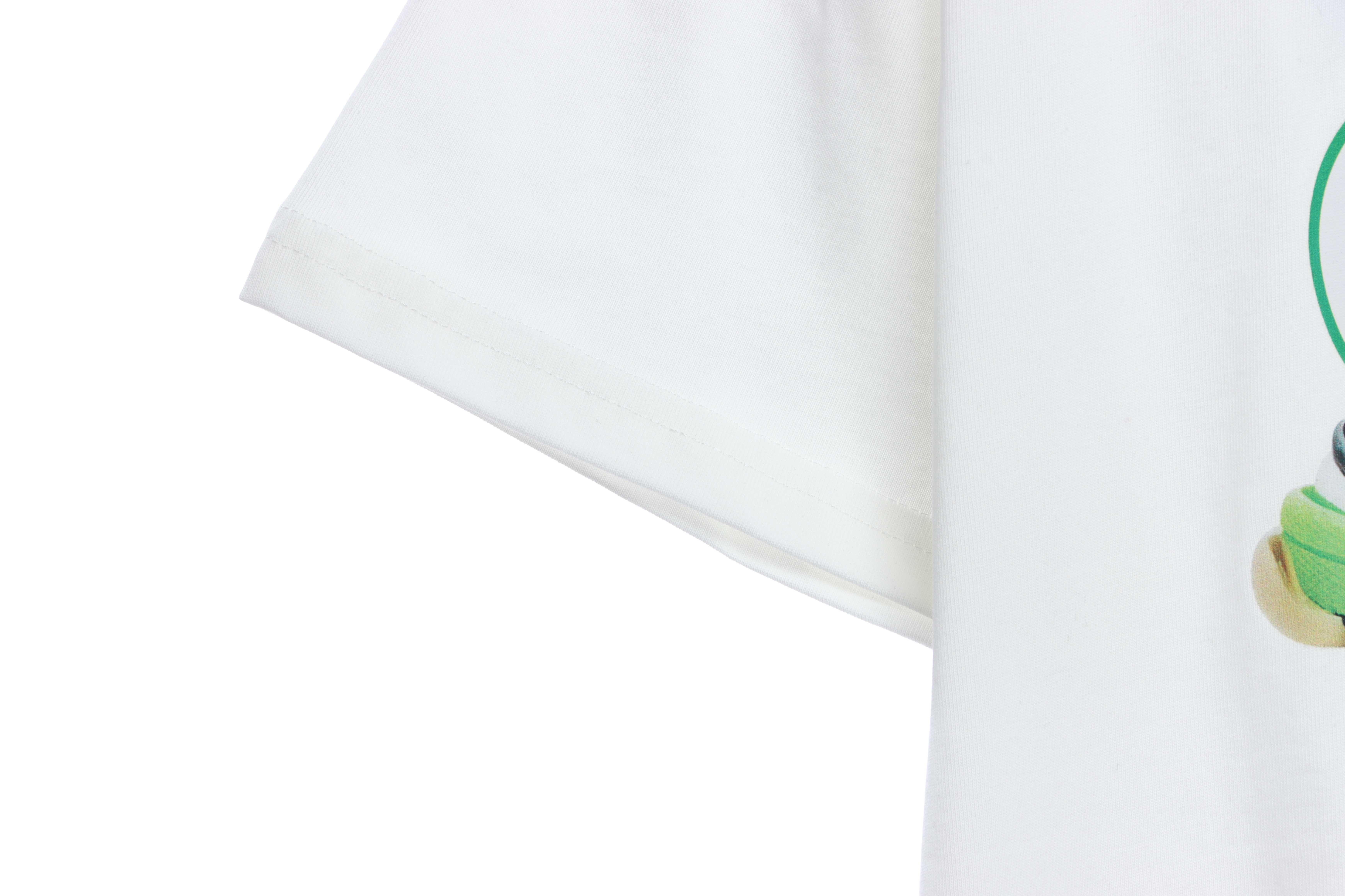 Balenciaga Shoes Letter Short Sleeves White