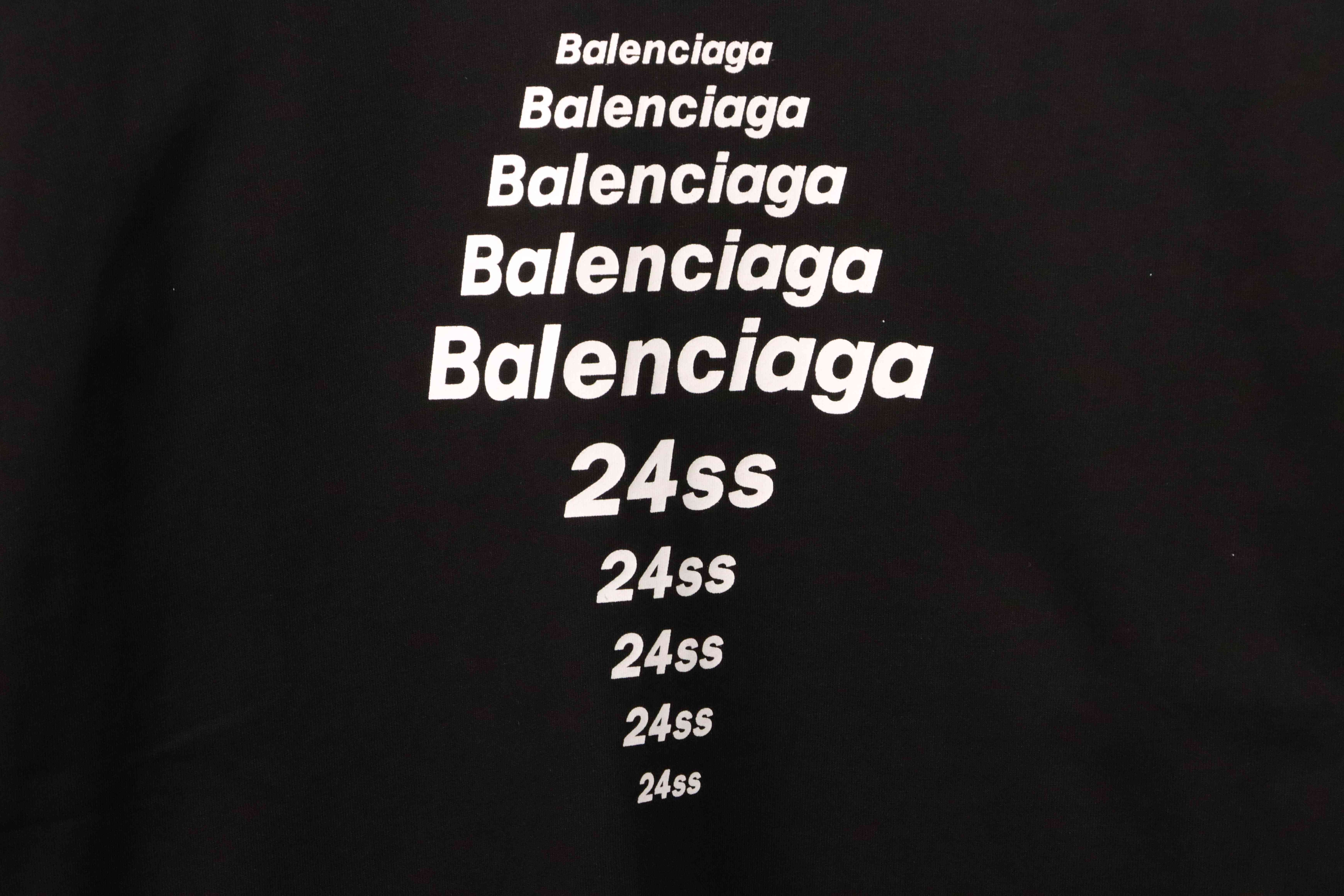 Balenciaga Simple Letter Short Sleeves