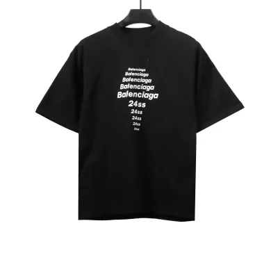Balenciaga Simple Letter Short Sleeves 01