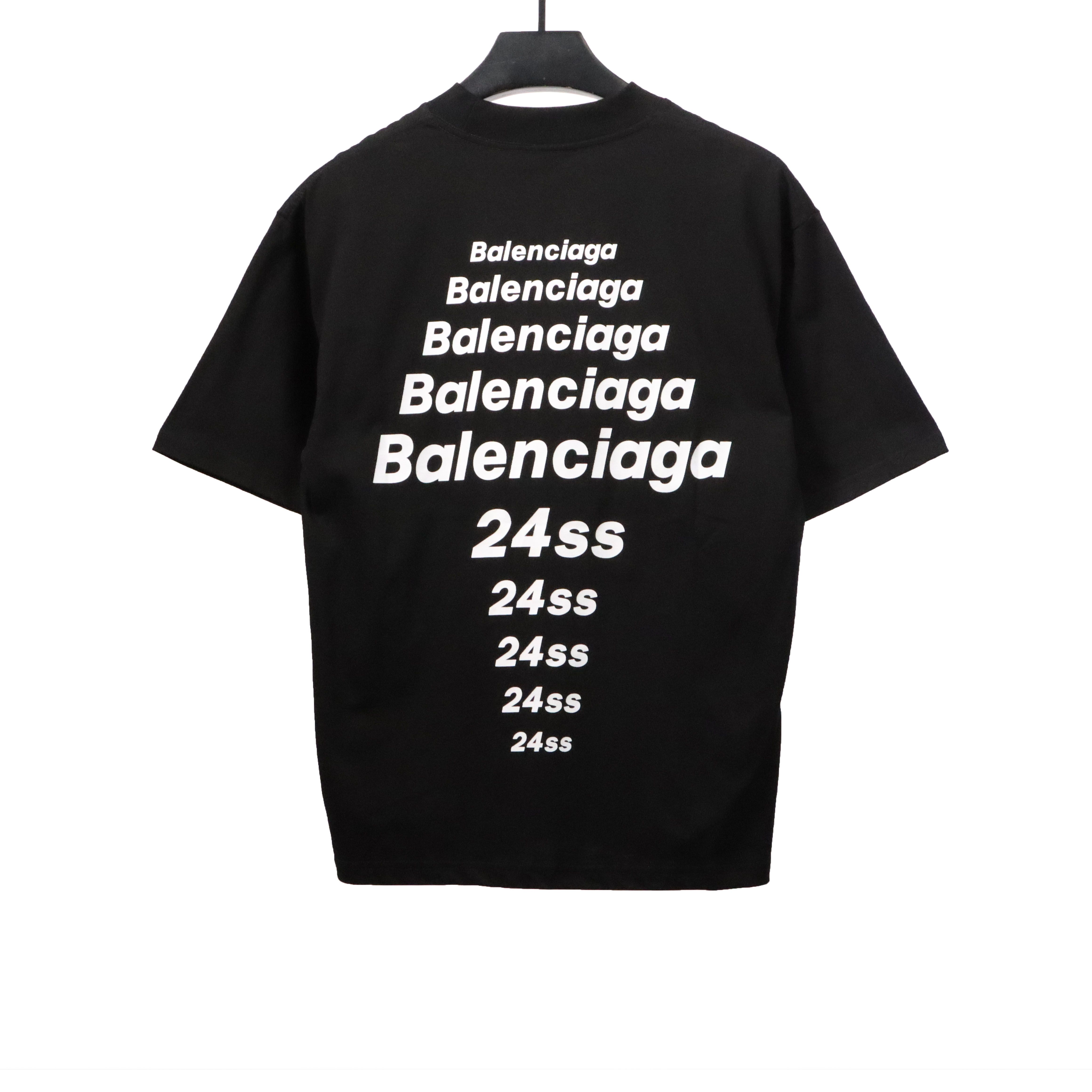 Balenciaga Simple Letter Short Sleeves