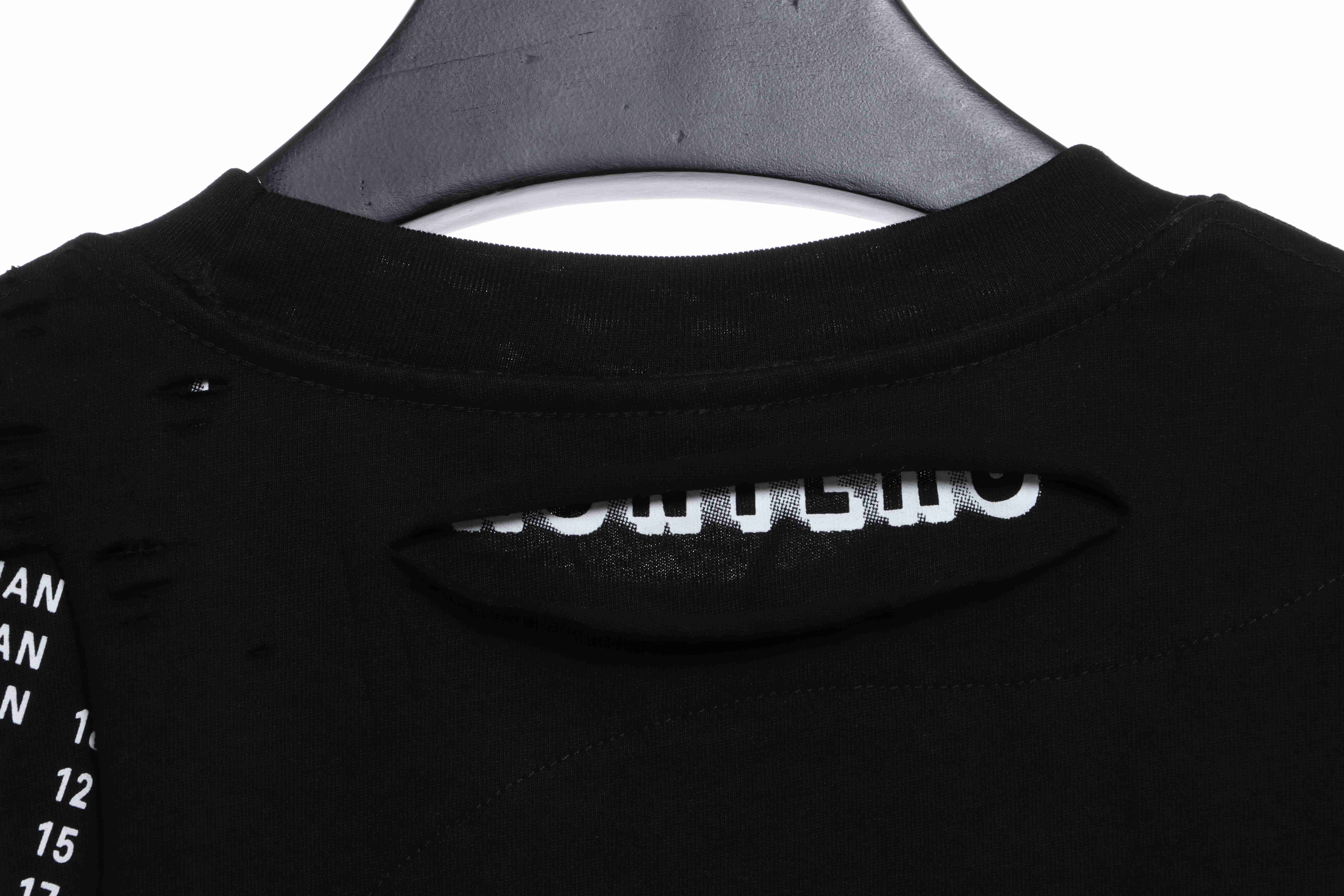 Balenciaga Sleeves M Logo Embroidered Short Sleeves