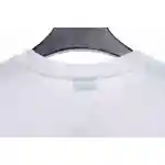 Balenciaga Three-Striped Embroidered Short-Sleeved White