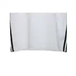 Balenciaga Three-Striped Embroidered Short-Sleeved White