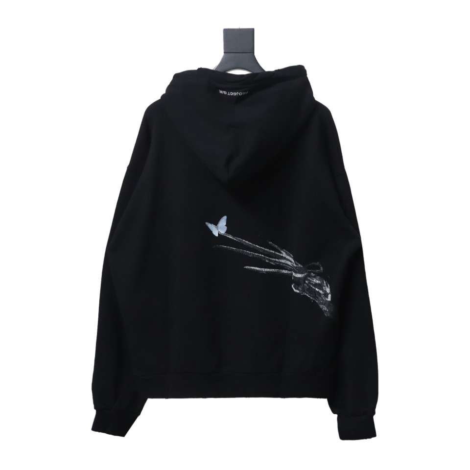 GRAILZ 23FW Edward Scissorhands Hoodie Black