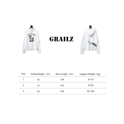 GRAILZ 23FW Edward Scissorhands Hoodie White 02