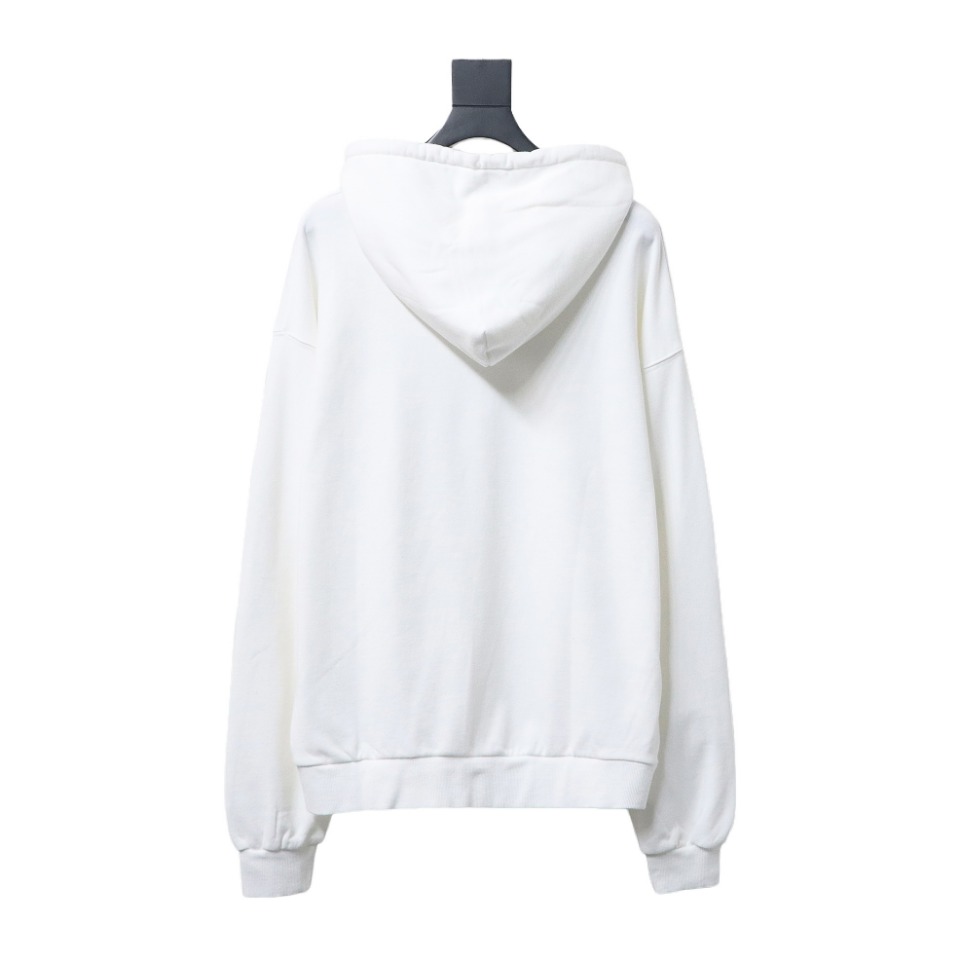 GRAILZ 23FW Ghost Hand Print Hoodie White